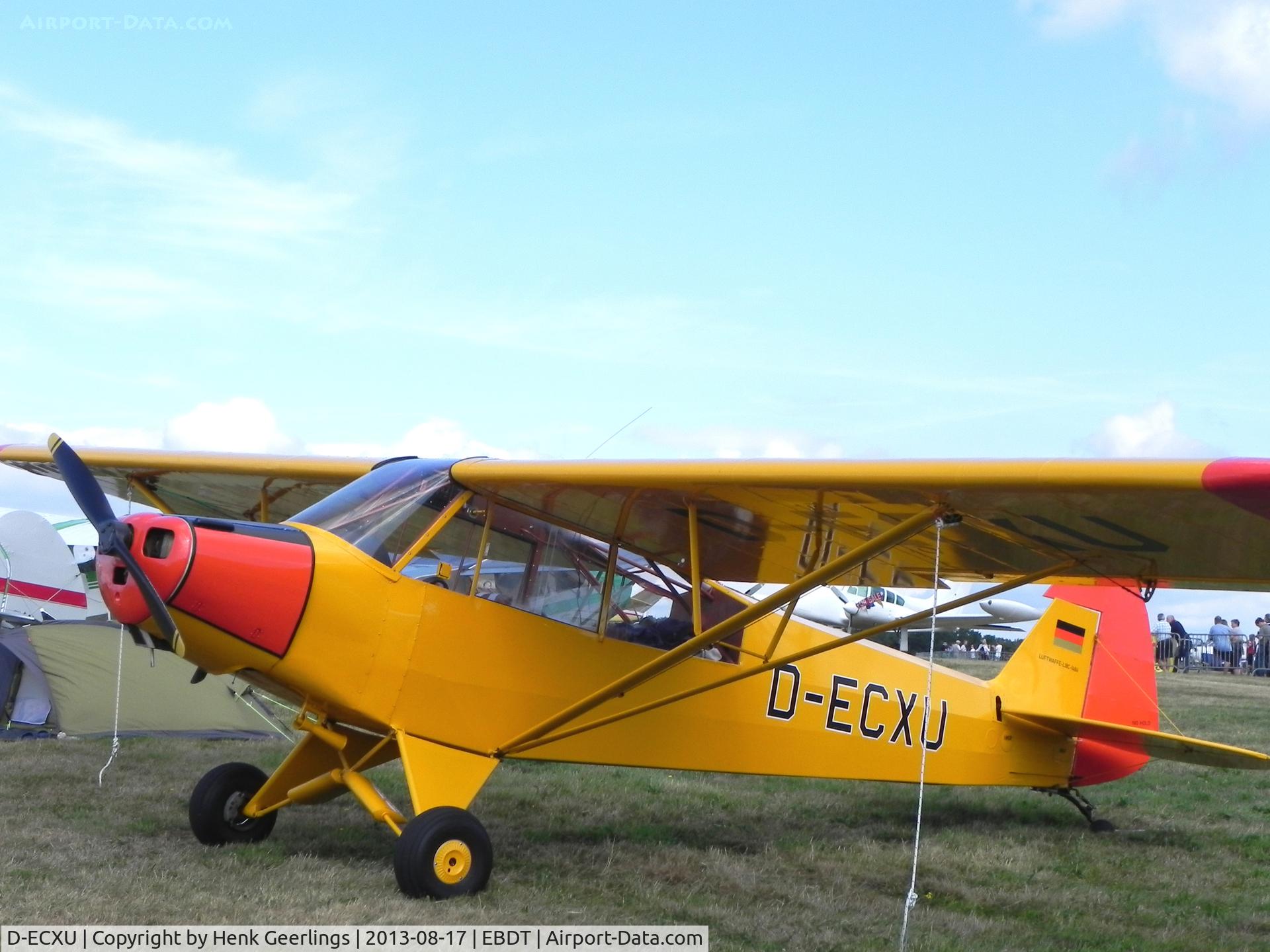 D-ECXU, Piper PA-18-95 Super Cub Super Cub C/N Not found D-ECXU, Oldtimer Fly In Schaffen - Diest , Belgium , Aug 2013