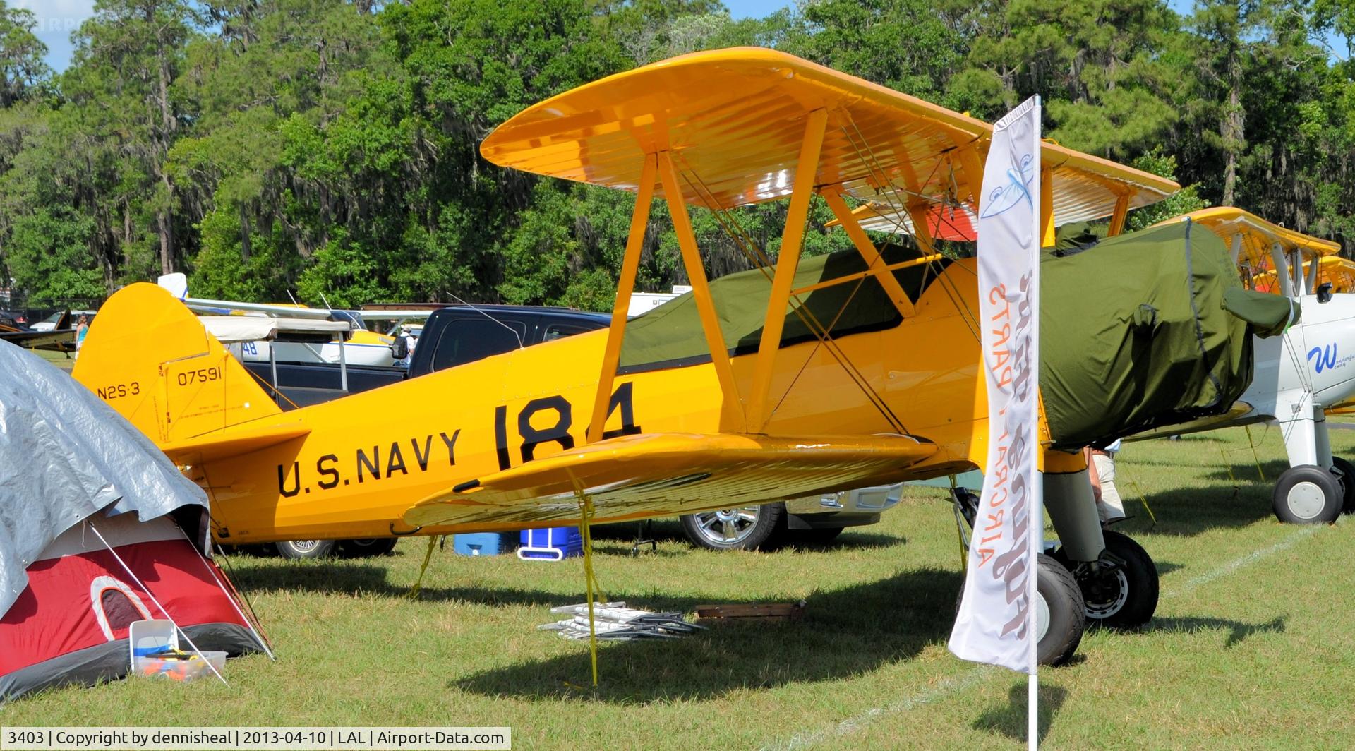 3403, 1940 Boeing A75N1 C/N 75-1180, 1940 BOEING A75N1 AT SUN N FUN