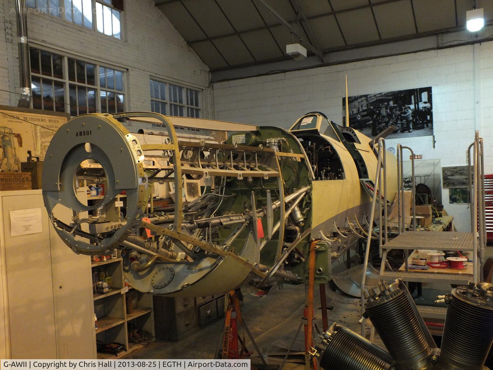 G-AWII, 1942 Supermarine 349 Spitfire LF.Vc C/N WASP/20/223, The Shuttleworth Collection, Old Warden
