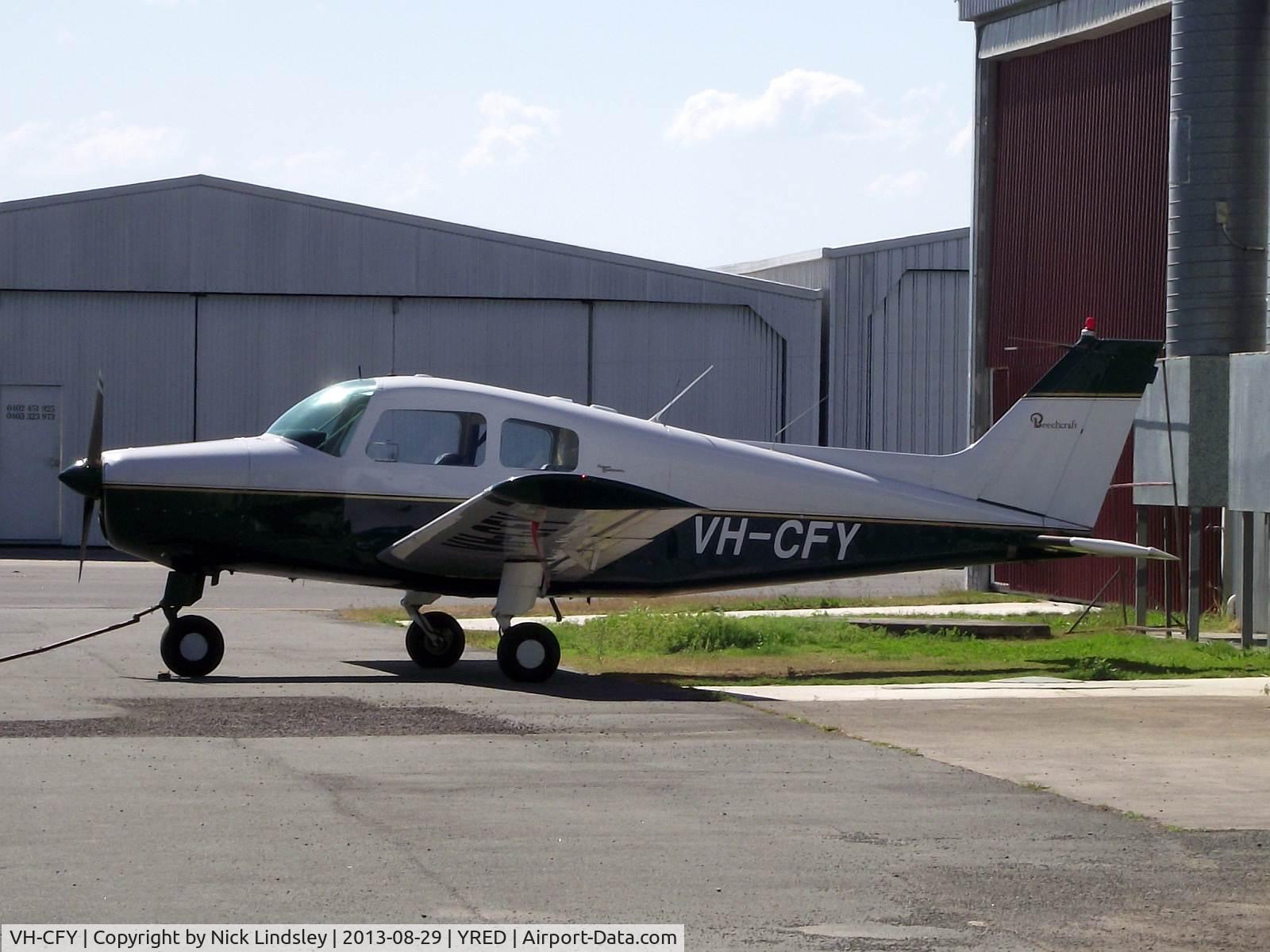 VH-CFY, 1966 Beech A23-19 C/N MB-142, At Redcliffe Airport, Qld AUSTRALIA 29 Aug 2013