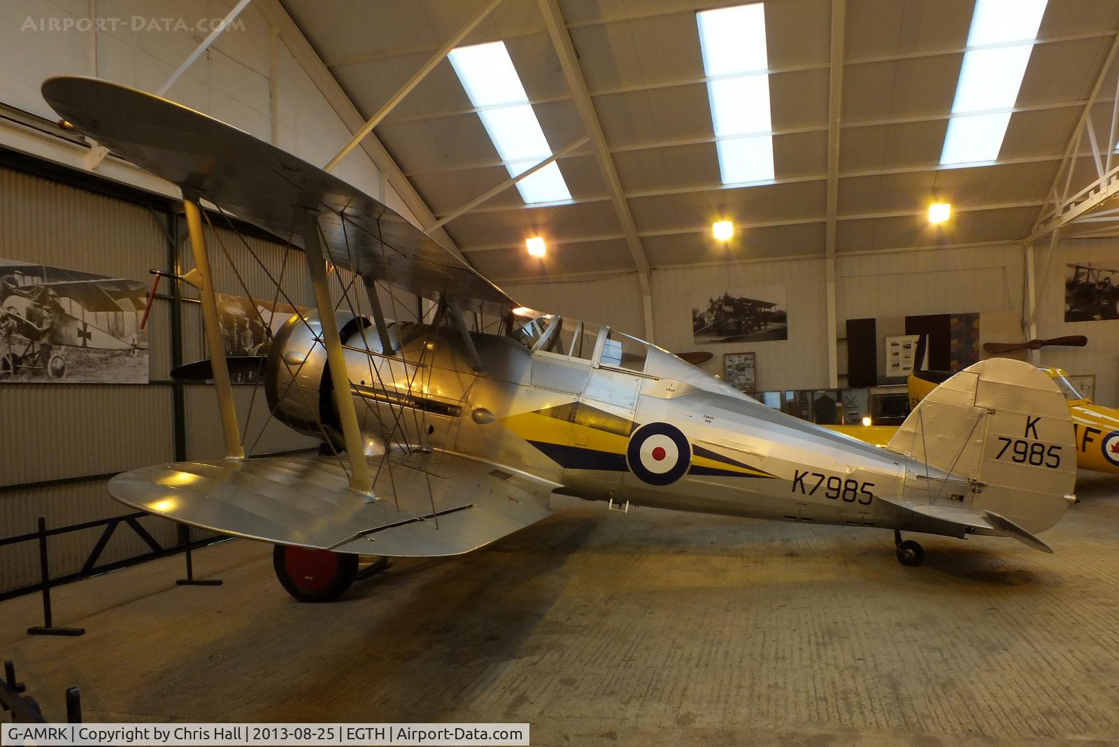 G-AMRK, 1937 Gloster Gladiator Mk1 C/N [L8032], The Shuttleworth Collection, Old Warden