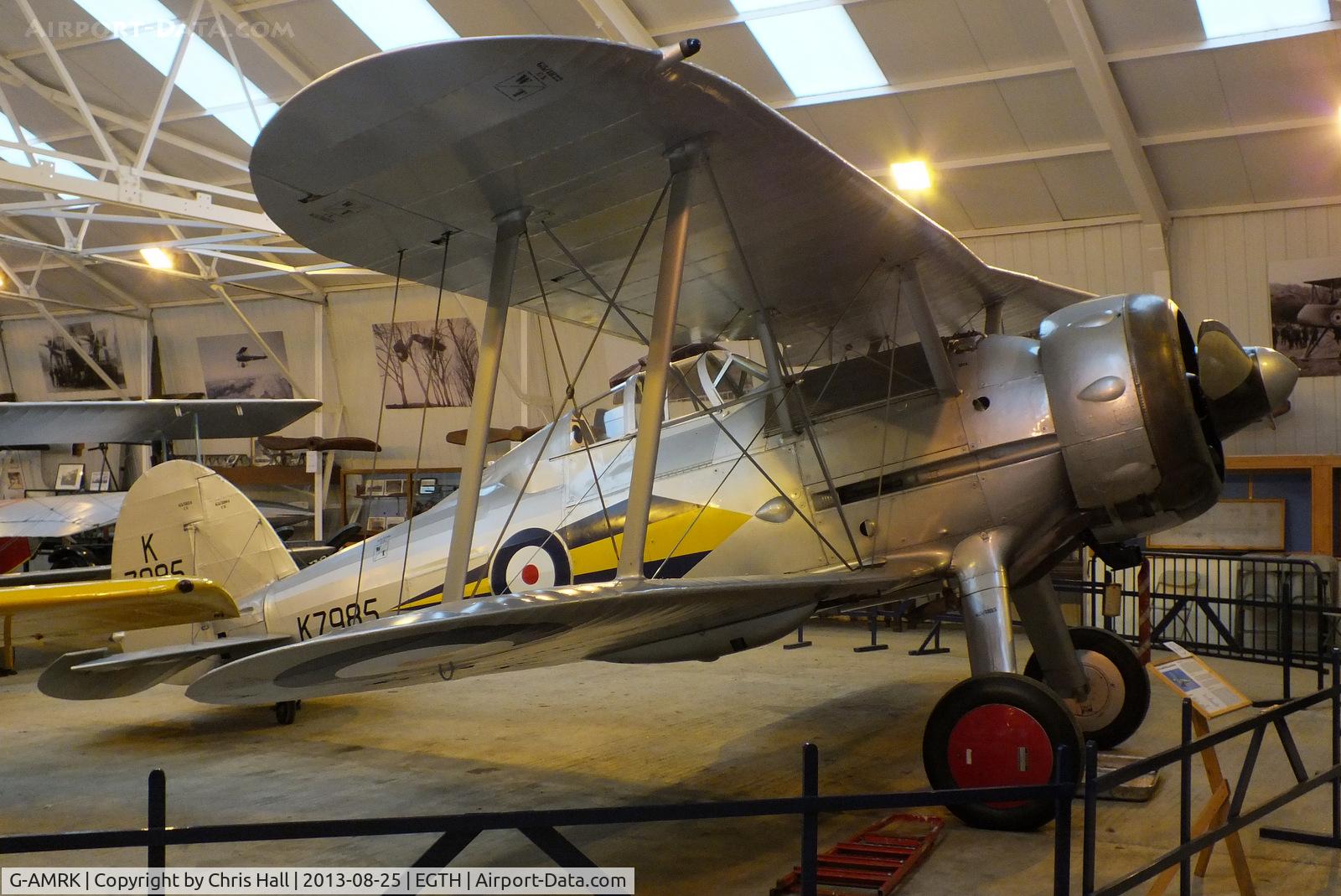 G-AMRK, 1937 Gloster Gladiator Mk1 C/N [L8032], The Shuttleworth Collection, Old Warden