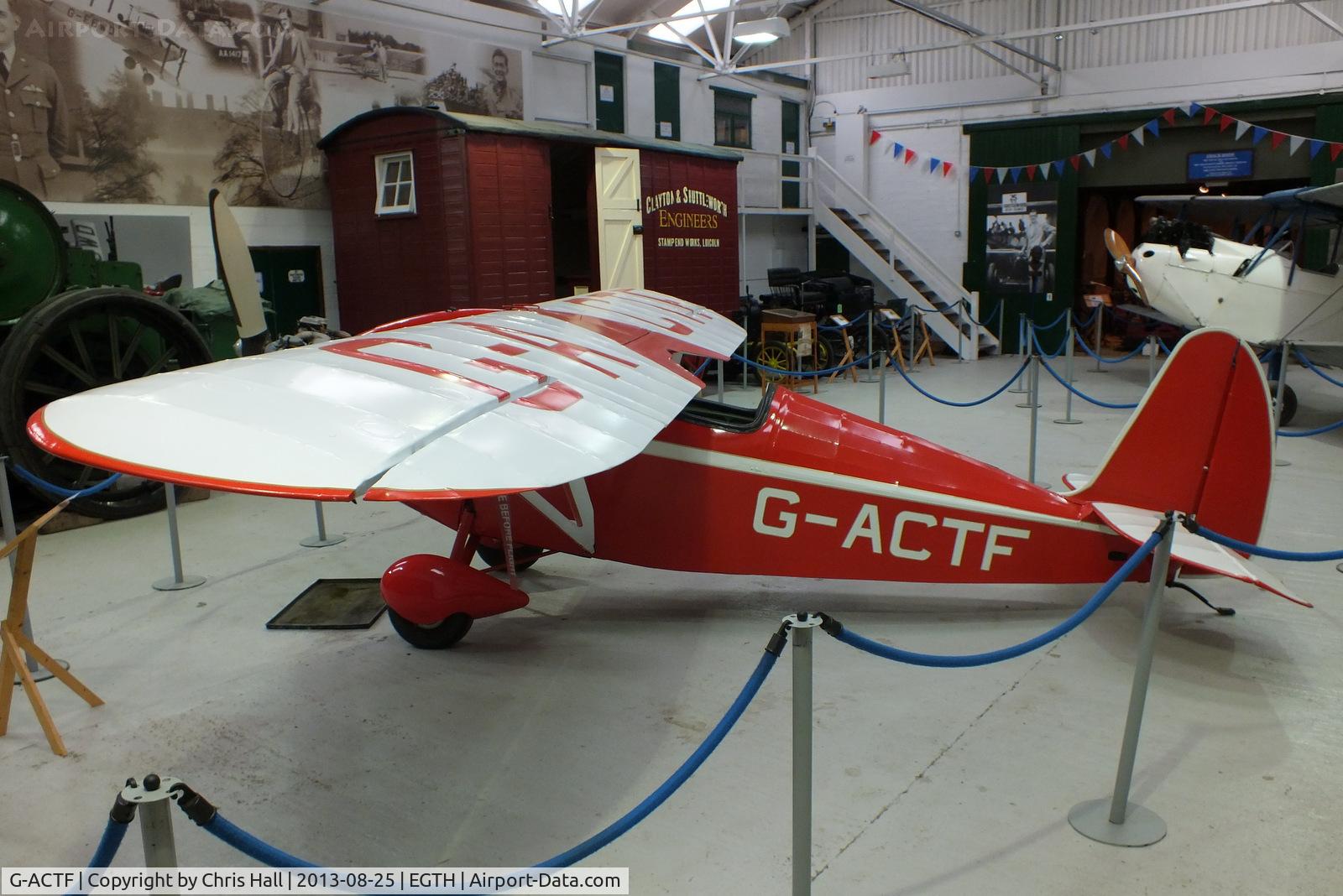 G-ACTF, 1932 Comper CLA-7 Swift C/N S32/9, The Shuttleworth Collection, Old Warden