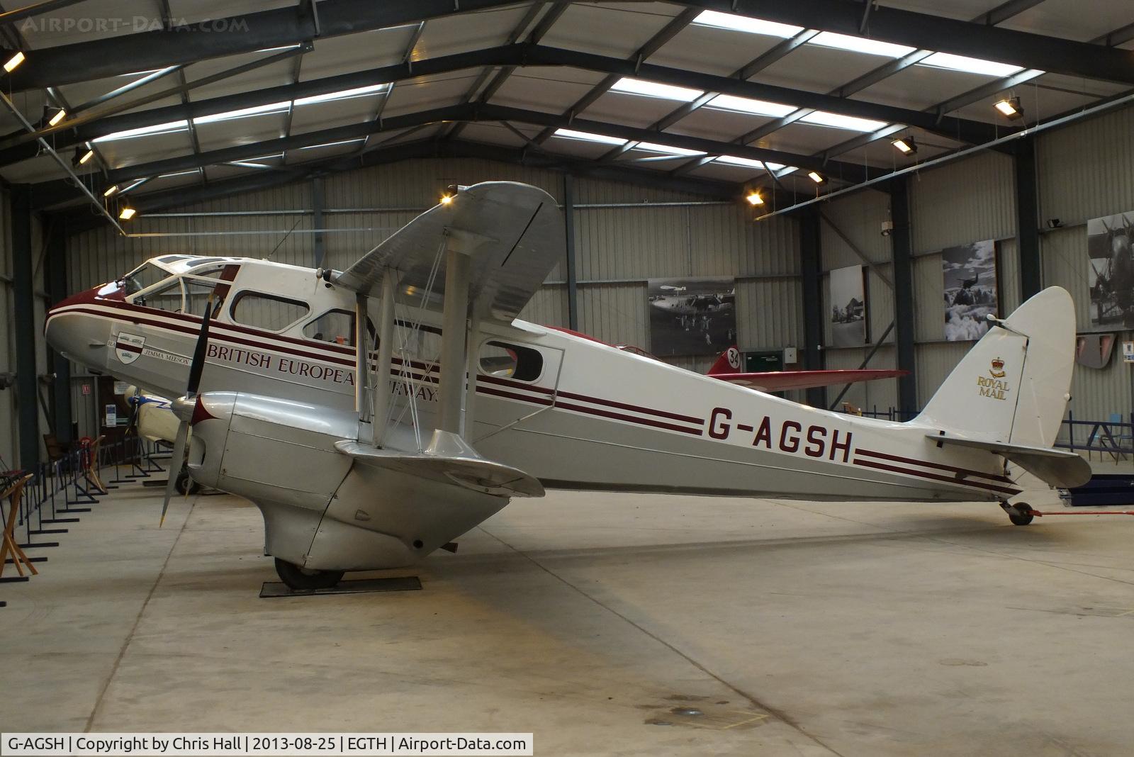 G-AGSH, 1945 De Havilland DH-89A Dominie/Dragon Rapide C/N 6884, The Shuttleworth Collection, Old Warden