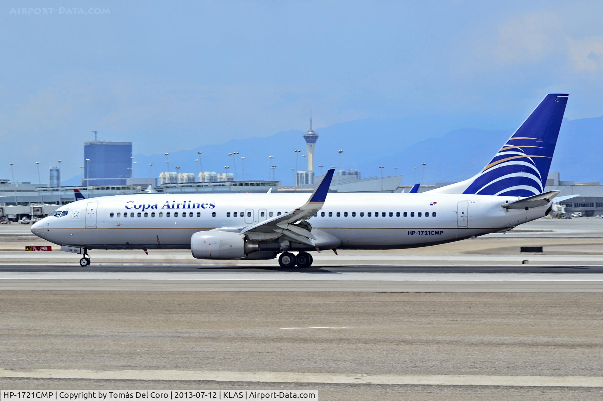 HP-1721CMP, 2011 Boeing 737-8V3 C/N 40362, HP-1721CMP  Copa Airlines 2011 Boeing 737-8V3 (cn 40362/3751)

McCarran International Airport (KLAS)
Las Vegas, Nevada
TDelCoro
July 12, 2013