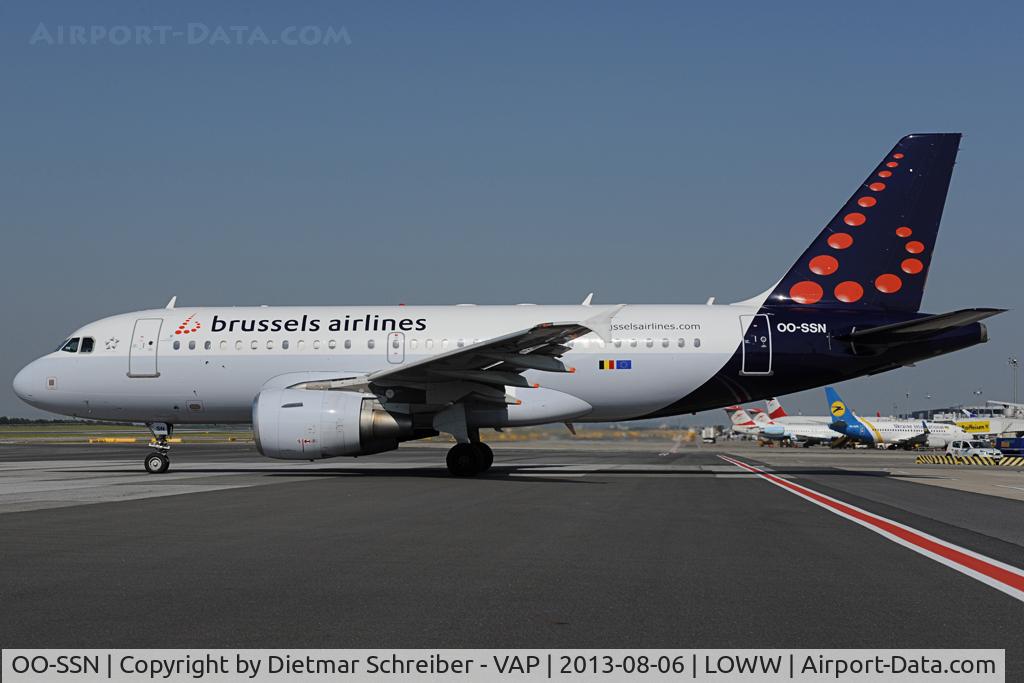 OO-SSN, 2003 Airbus A319-112 C/N 1963, Brussels Airlines Airbus 319