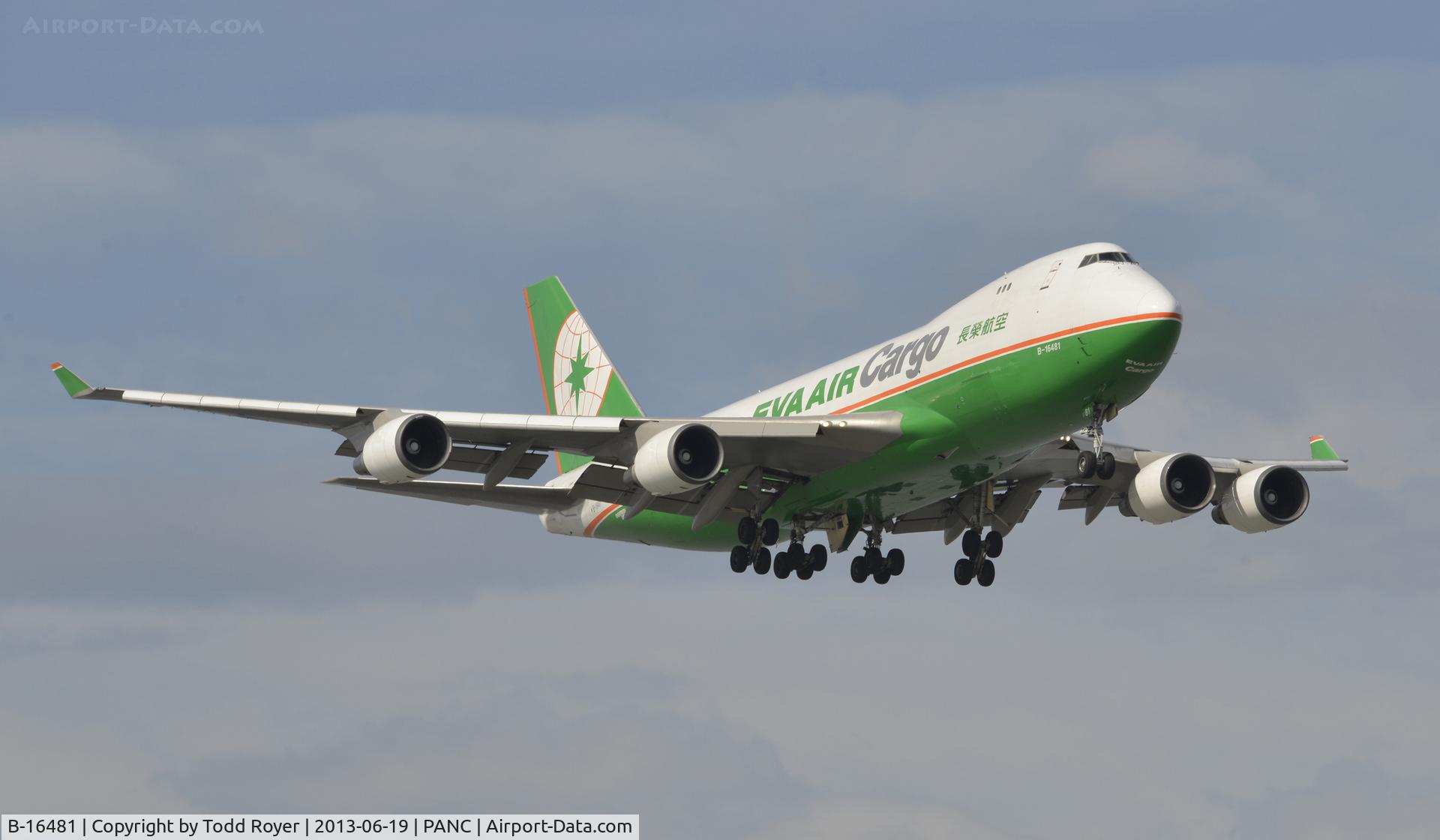 B-16481, Boeing 747-45EF (SCD) C/N 30607, Landing at Anchorage