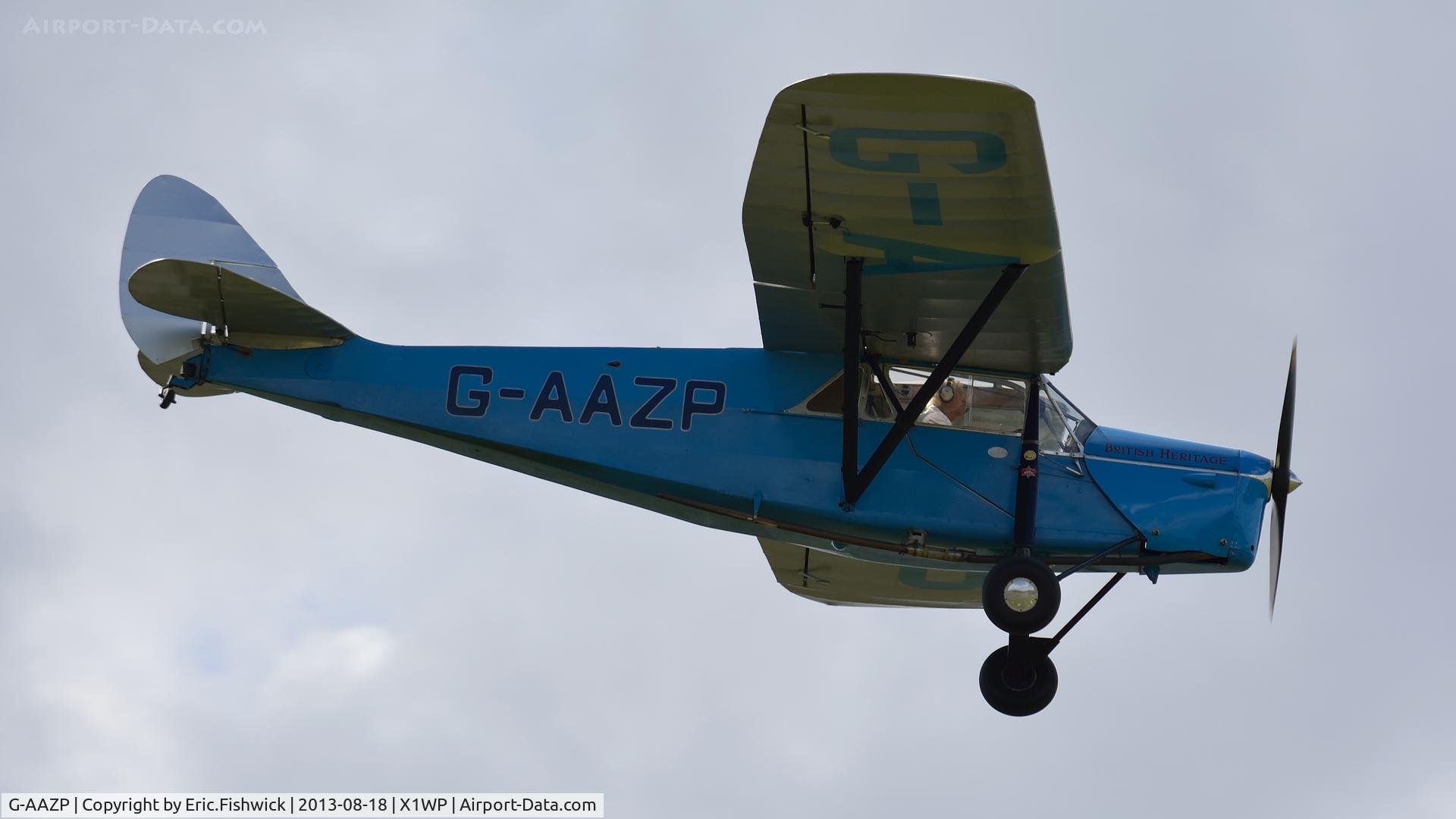 G-AAZP, 1930 De Havilland DH.80A Puss Moth C/N 2047, 44. G-AAZP at The 28th. International Moth Rally at Woburn Abbey, Aug. 2013.