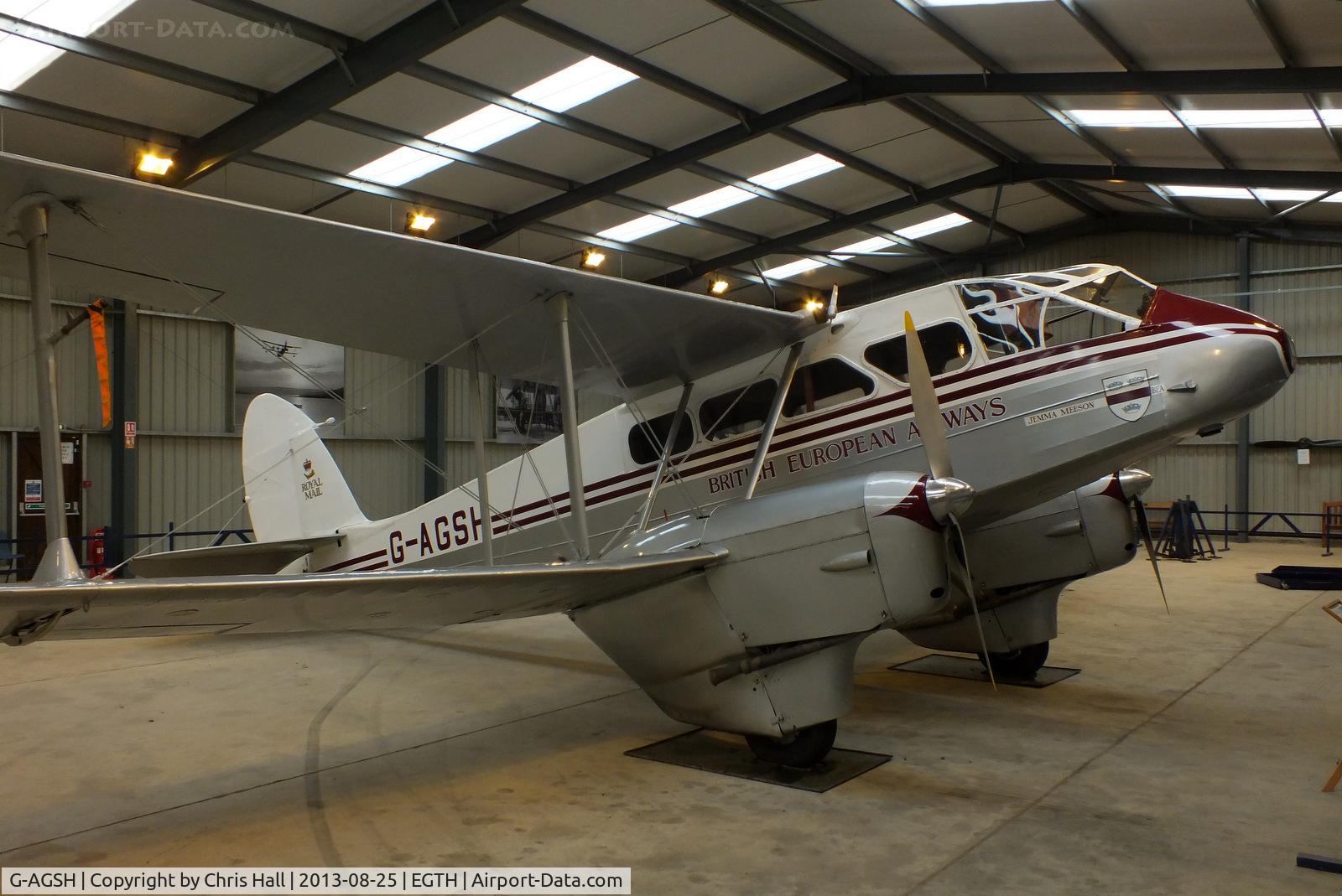 G-AGSH, 1945 De Havilland DH-89A Dominie/Dragon Rapide C/N 6884, The Shuttleworth Collection, Old Warden
