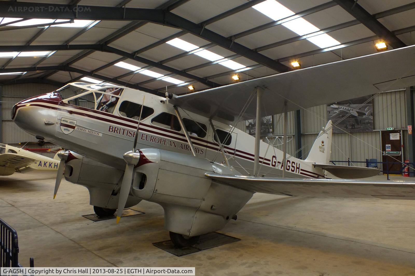 G-AGSH, 1945 De Havilland DH-89A Dominie/Dragon Rapide C/N 6884, The Shuttleworth Collection, Old Warden