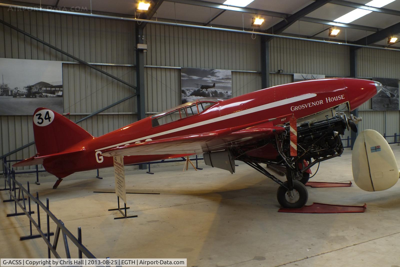 G-ACSS, 1934 De Havilland DH-88 Comet C/N 1996, The Shuttleworth Collection, Old Warden