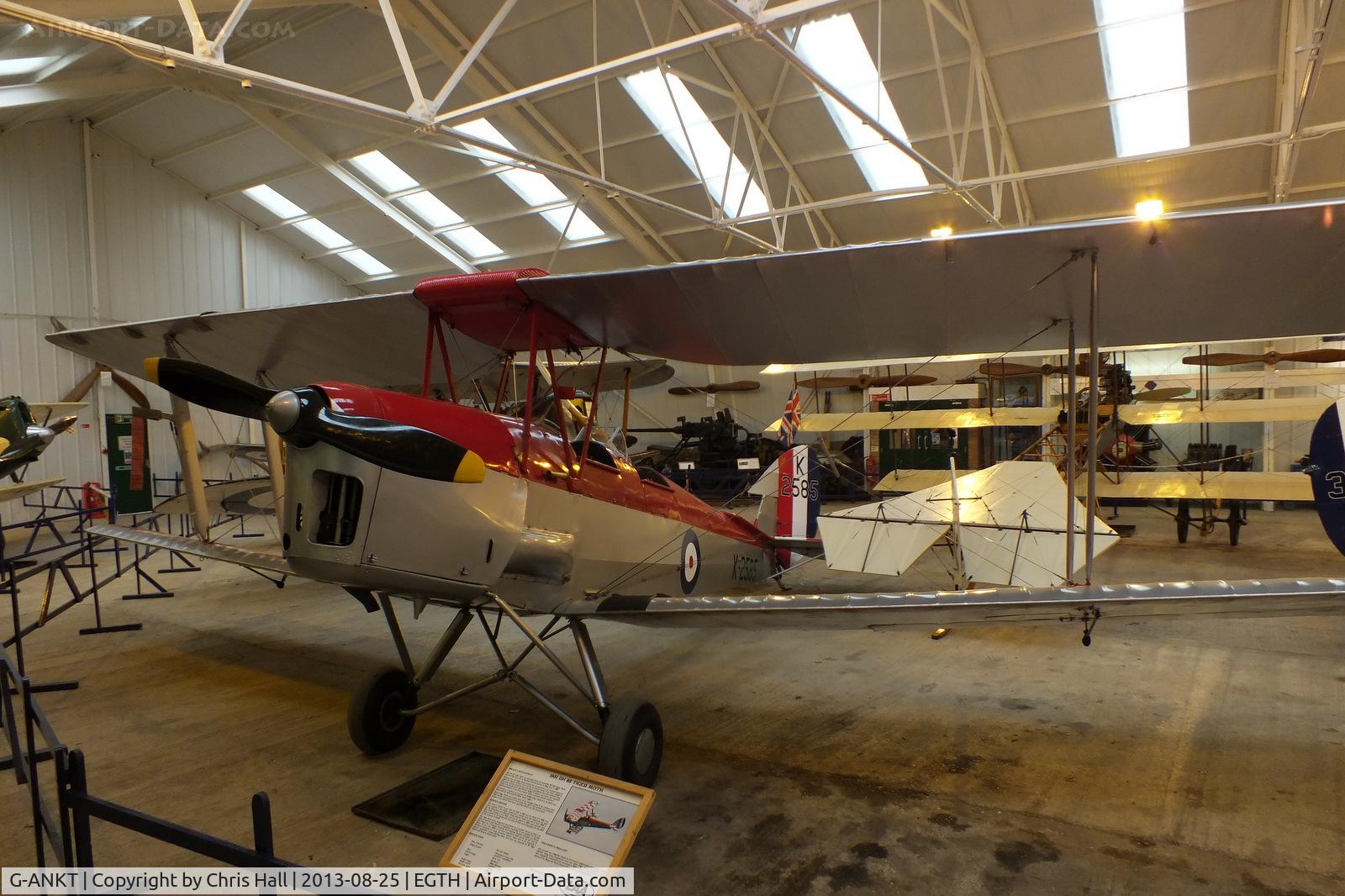 G-ANKT, 1942 De Havilland DH-82A Tiger Moth II C/N 85087, The Shuttleworth Collection, Old Warden