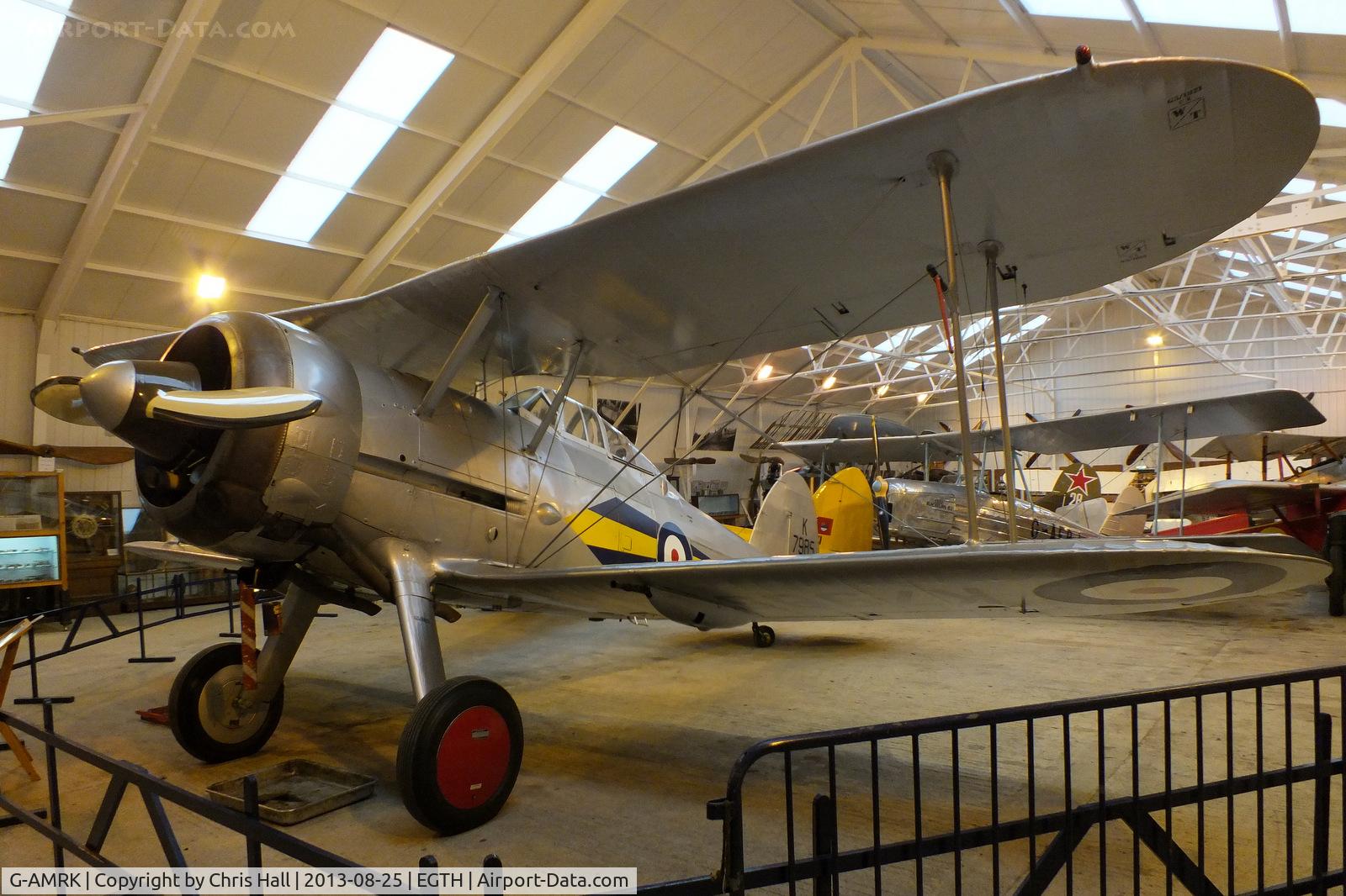 G-AMRK, 1937 Gloster Gladiator Mk1 C/N [L8032], The Shuttleworth Collection, Old Warden