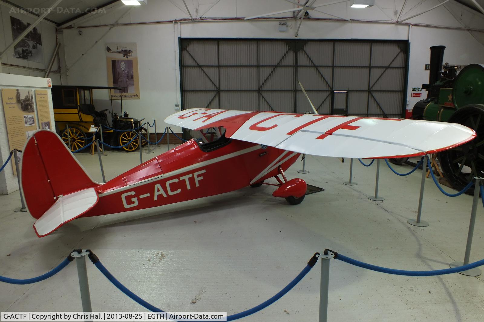G-ACTF, 1932 Comper CLA-7 Swift C/N S32/9, The Shuttleworth Collection, Old Warden