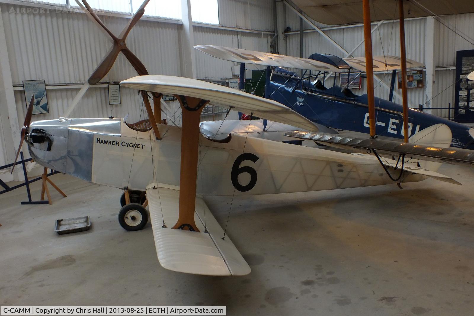 G-CAMM, 1992 Hawker Cygnet Replica C/N PFA 077-10245, The Shuttleworth Collection, Old Warden