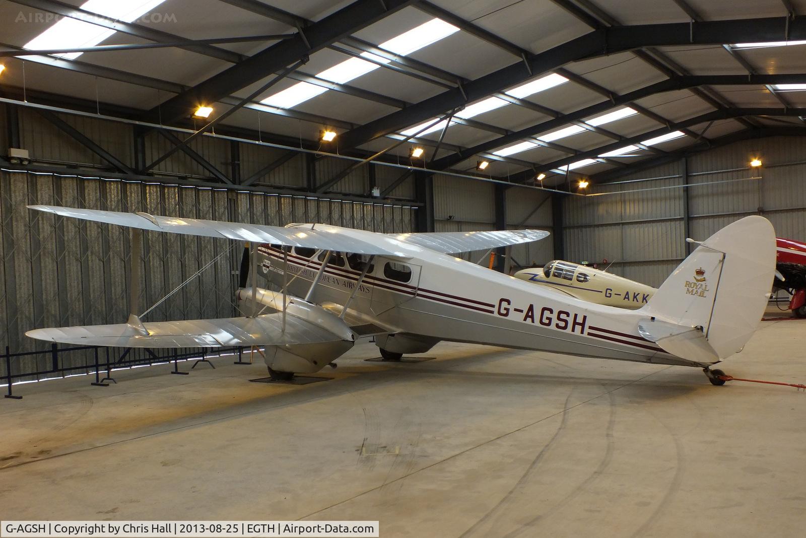 G-AGSH, 1945 De Havilland DH-89A Dominie/Dragon Rapide C/N 6884, The Shuttleworth Collection, Old Warden