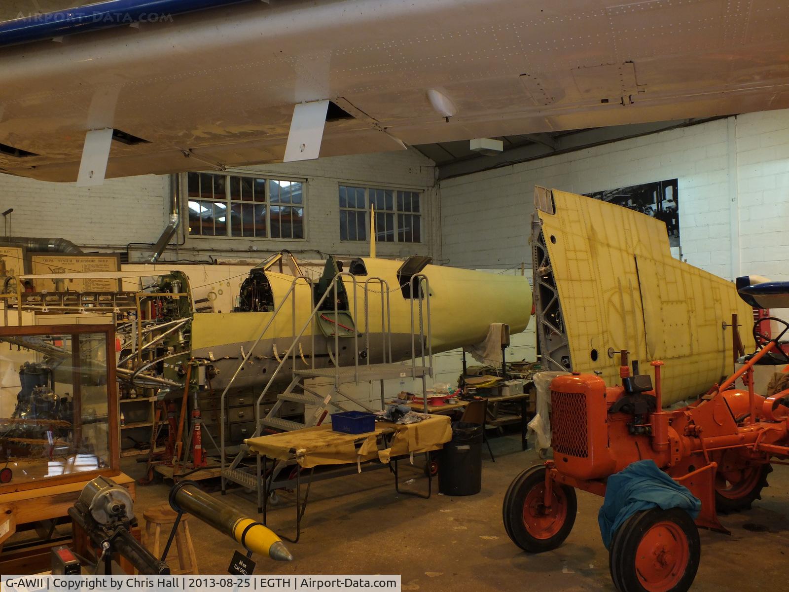G-AWII, 1942 Supermarine 349 Spitfire LF.Vc C/N WASP/20/223, The Shuttleworth Collection, Old Warden