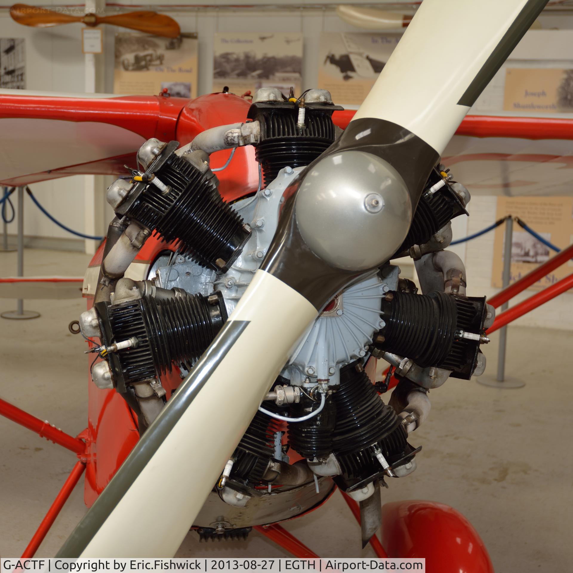 G-ACTF, 1932 Comper CLA-7 Swift C/N S32/9, 4. Pobjoy Engine