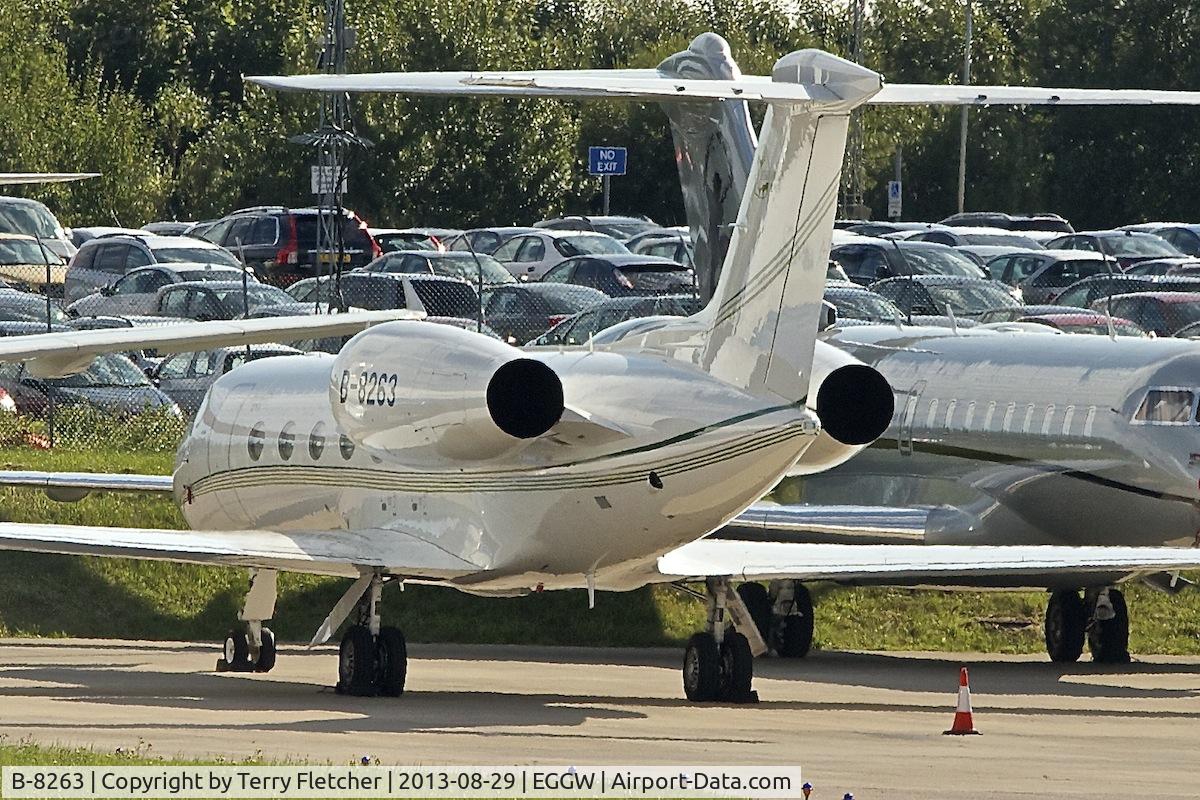 B-8263, 2012 Gulfstream Aerospace GIV-X (G450) C/N 4276, At Luton Airport UK