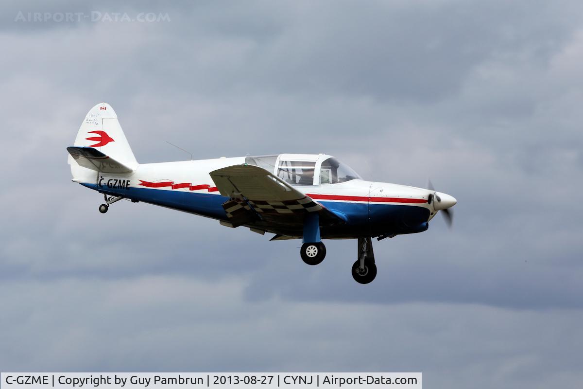 C-GZME, 1946 Globe GC-1B Swift C/N 1454, Landing