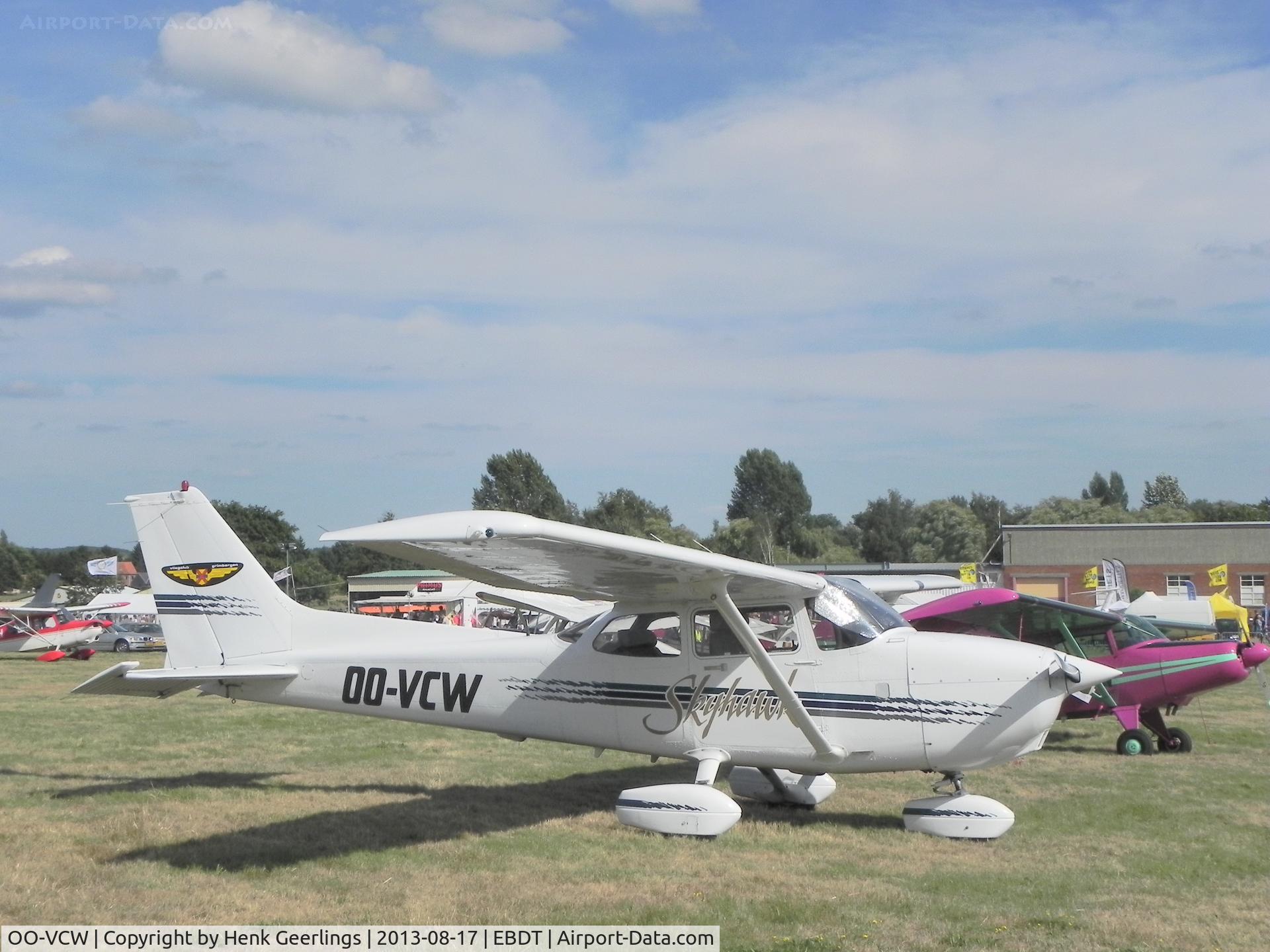 OO-VCW, 1998 Cessna 172R C/N 17280344, Schaffen - Diest ,Belgium: Oldtimer Fly In , Aug 2013