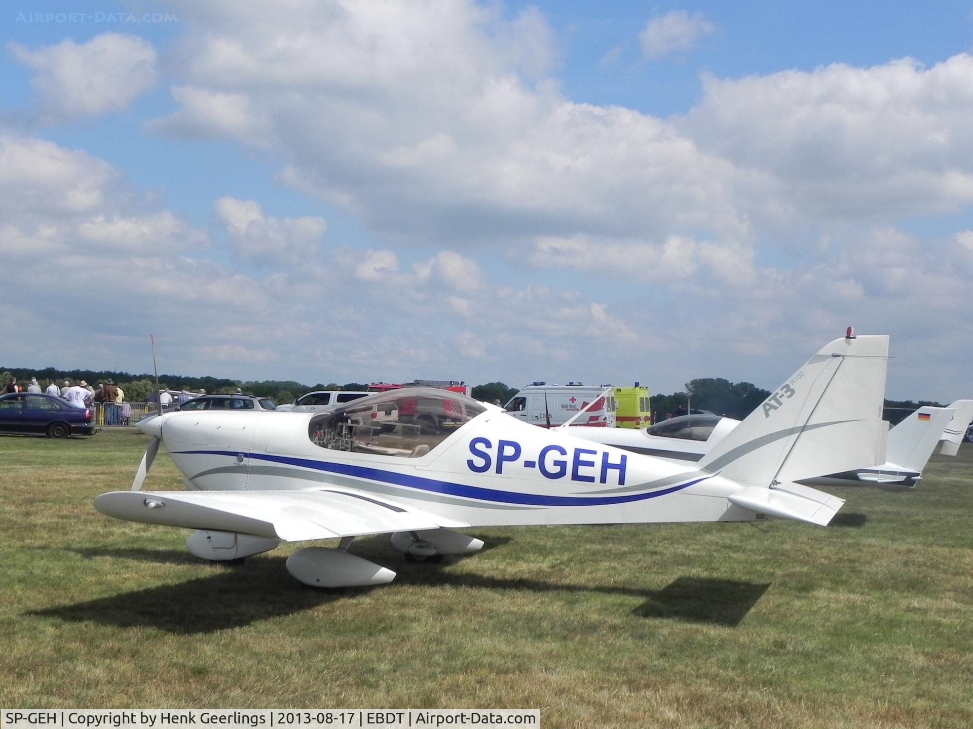 SP-GEH, Aero AT-3  R100 C/N AT3-046, Schaffen - Diest ,Belgium: Oldtimer Fly In , Aug 2013