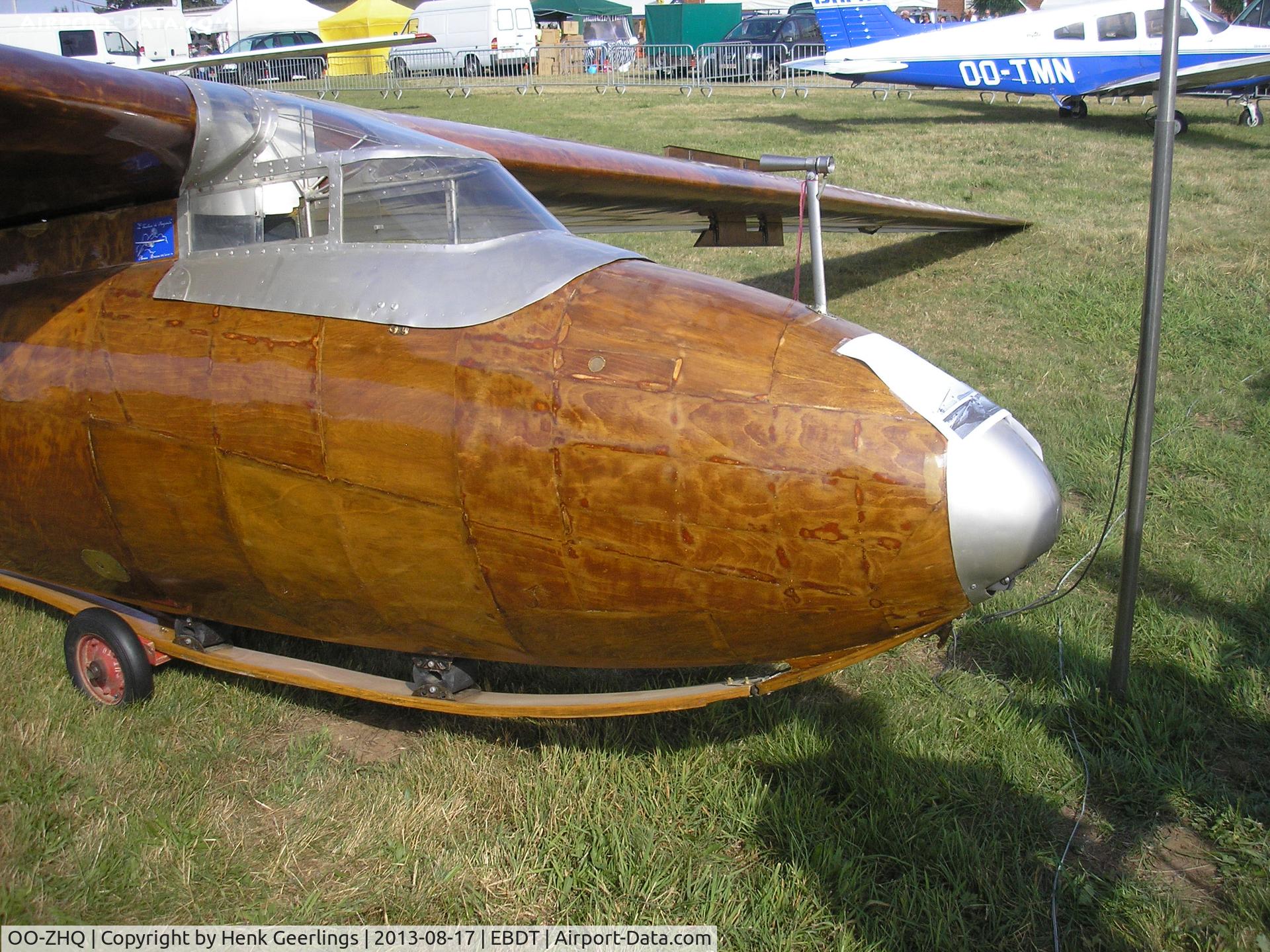 OO-ZHQ, 1955 Nord 2000 C/N 10393-63, Schaffen - Diest Belgium. Oldtimer Fly In , Aug 2013