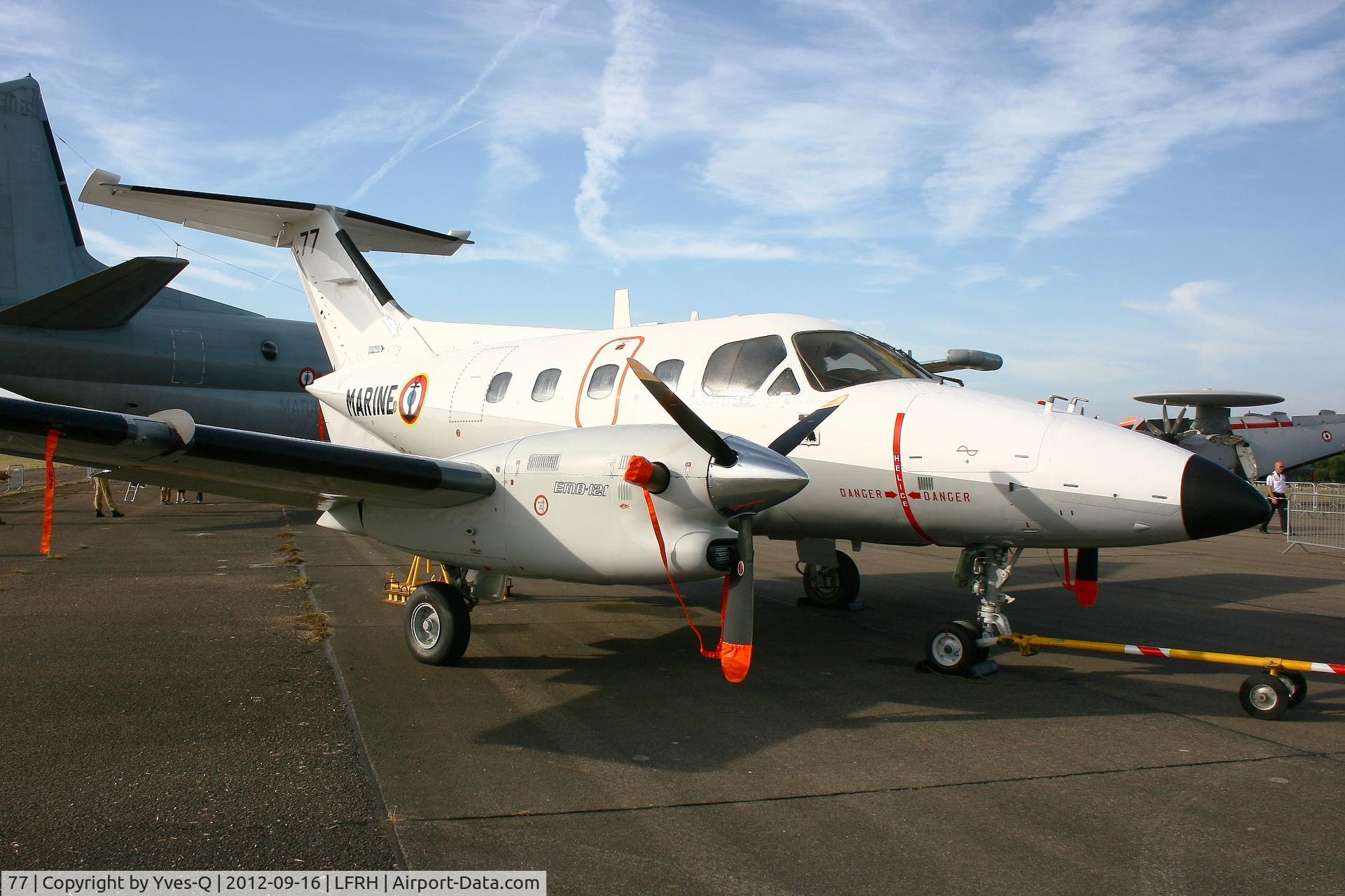 77, Embraer EMB-121AN Xingu C/N 121077, Embraer EMB-121AN Xingu, Lann Bihoué Air Base (LFRH-LRT)