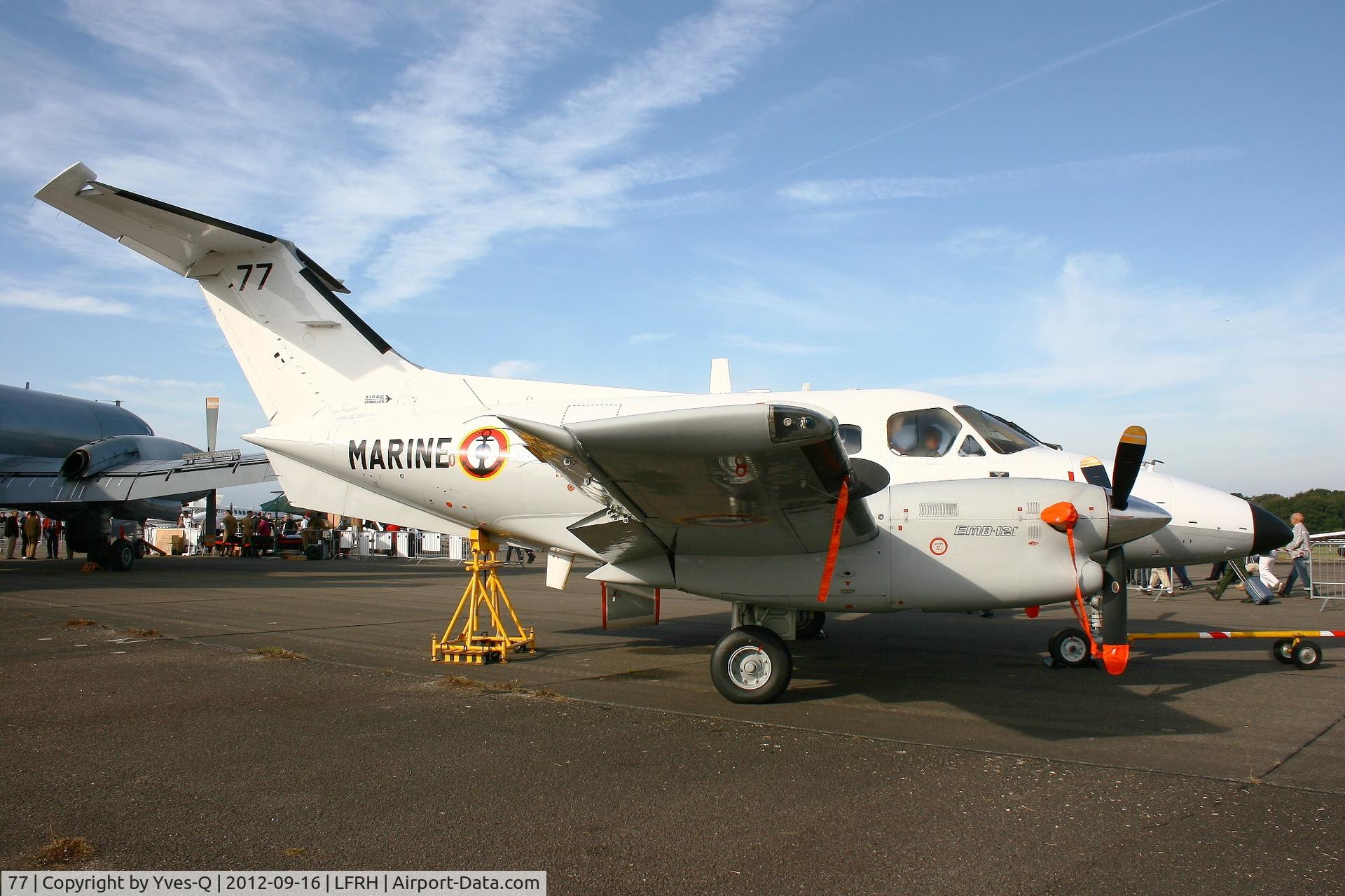 77, Embraer EMB-121AN Xingu C/N 121077, Embraer EMB-121AN Xingu, Lann Bihoué Air Base (LFRH-LRT)