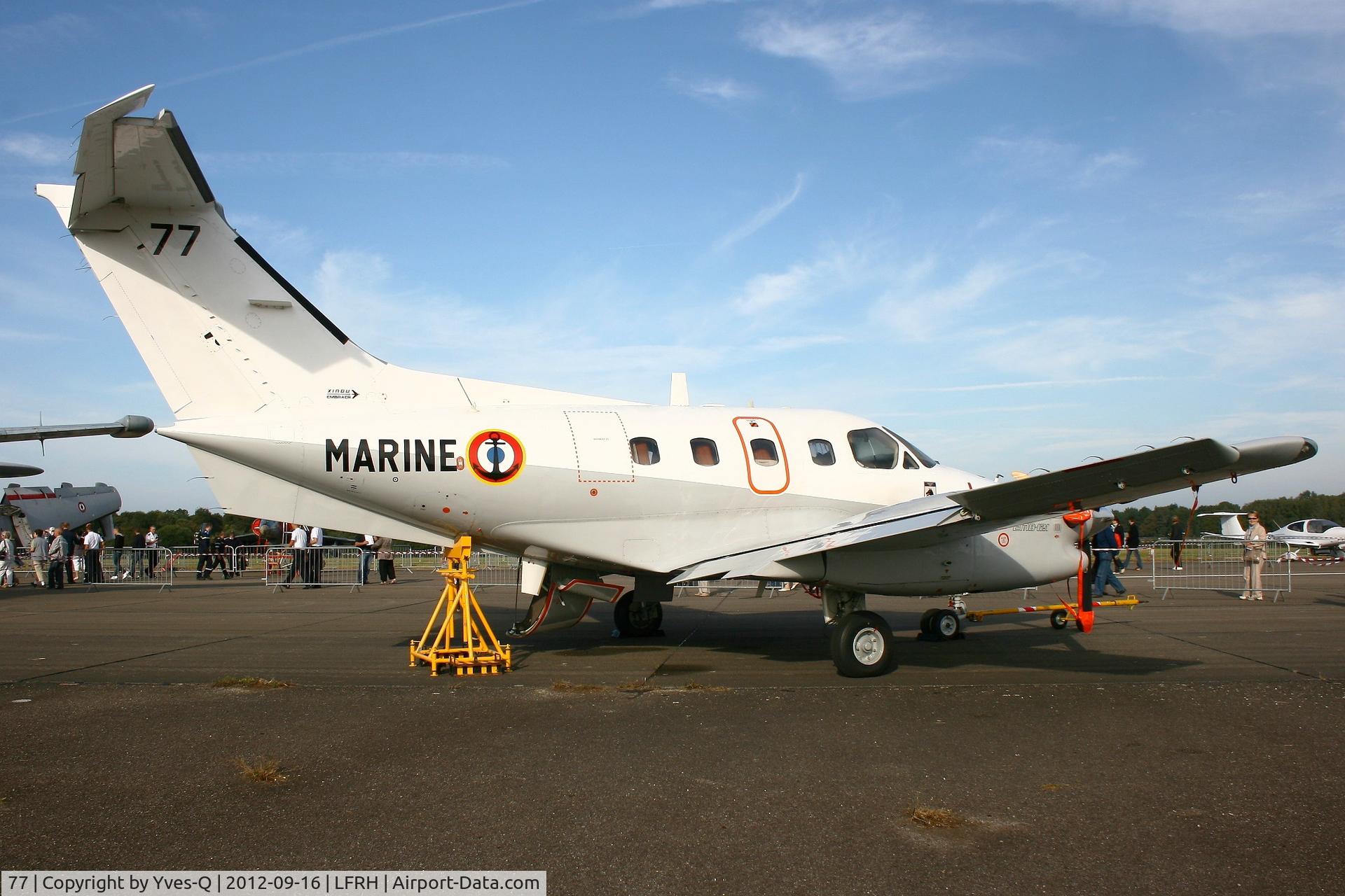 77, Embraer EMB-121AN Xingu C/N 121077, Embraer EMB-121AN Xingu, Lann Bihoué Air Base (LFRH-LRT)