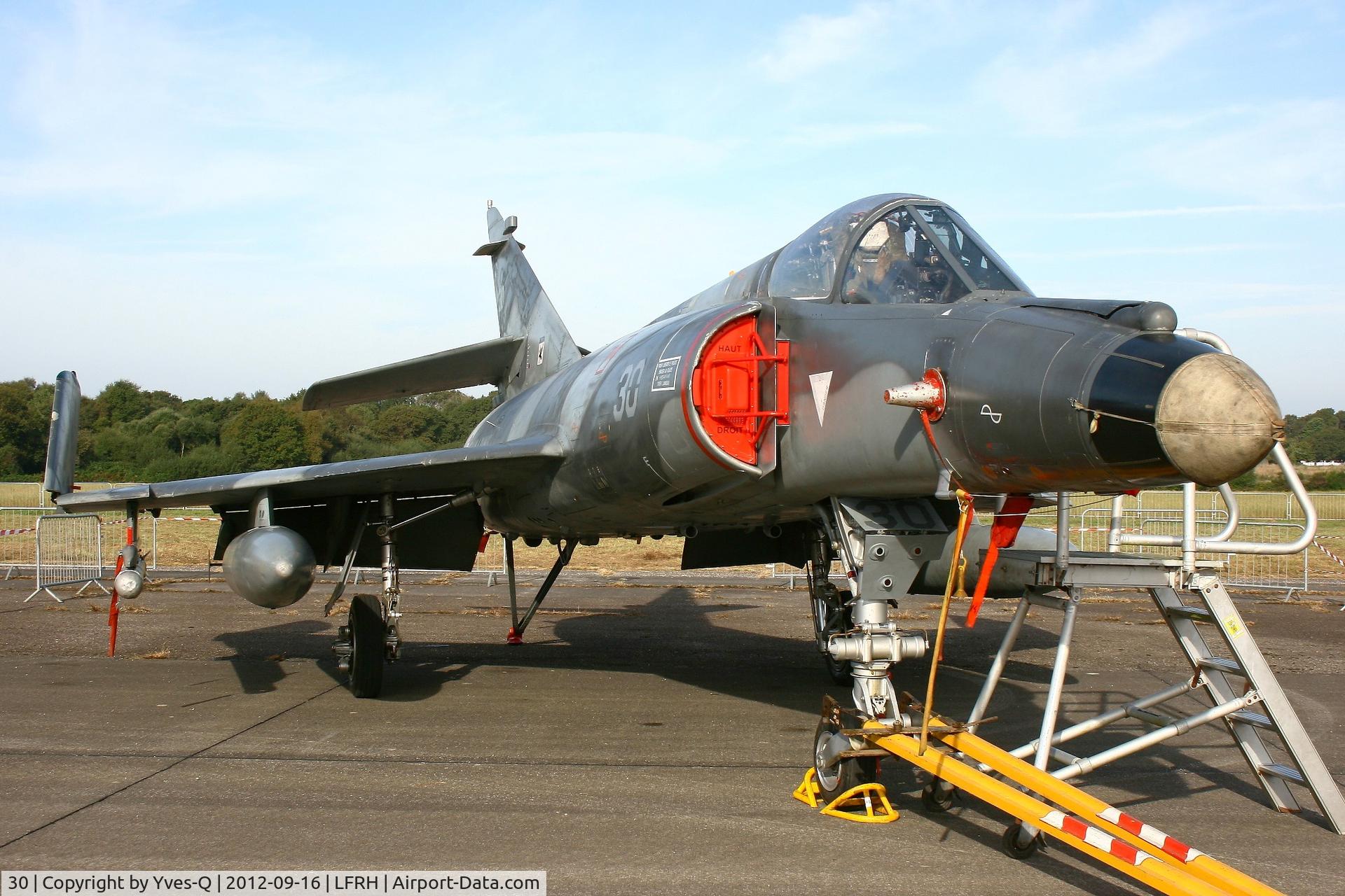 30, Dassault Super Etendard C/N 30, French Naval Aviation Dassault Super Etendard M (SEM), Lann Bihoué Air Base (LFRH-LRT)