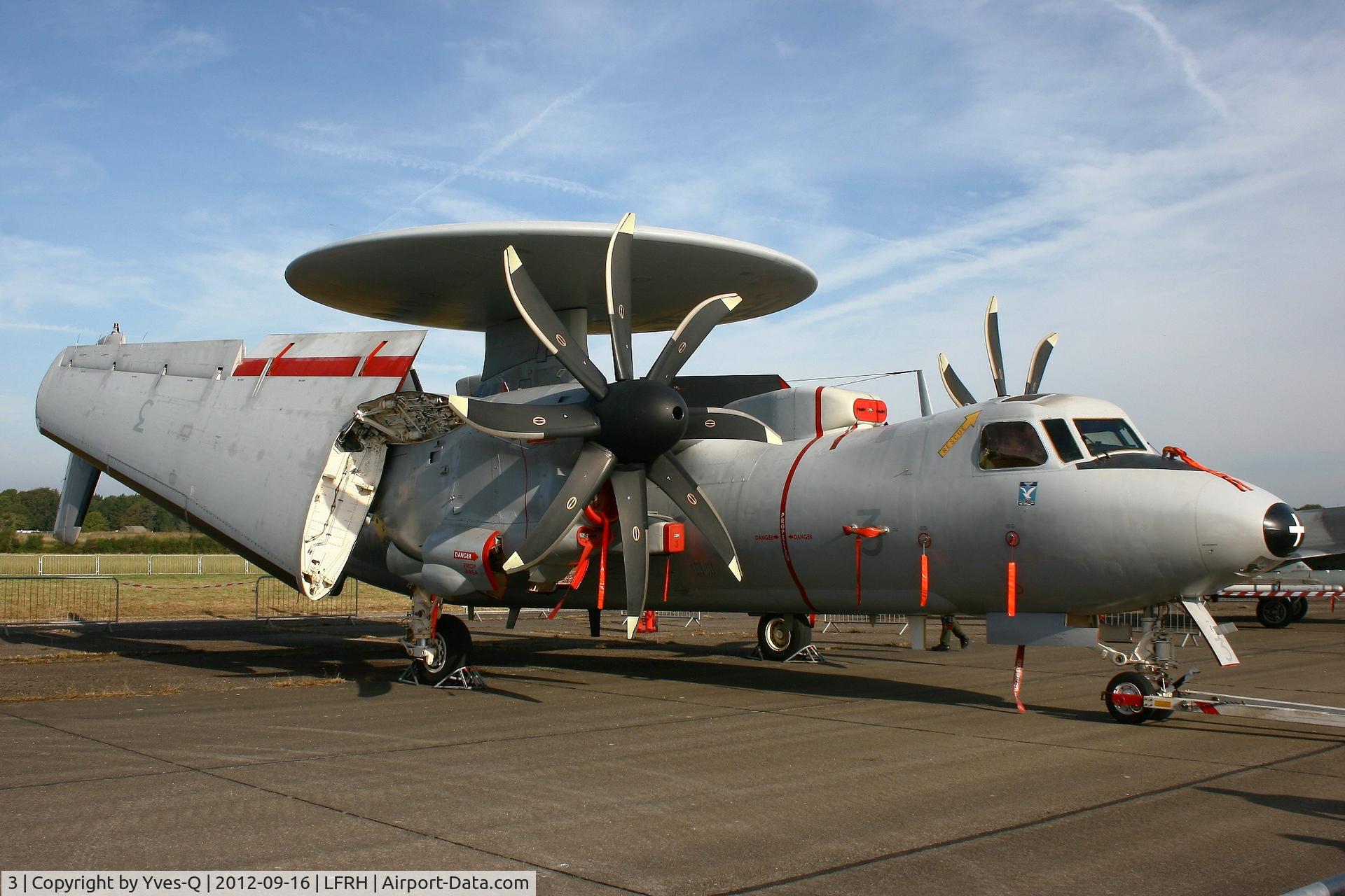 3, Northrop Grumman E-2C Hawkeye C/N FR-3, French Naval Aviation Grumman E-2C Hawkeye, Lann Bihoué Air Base (LFRH-LRT)