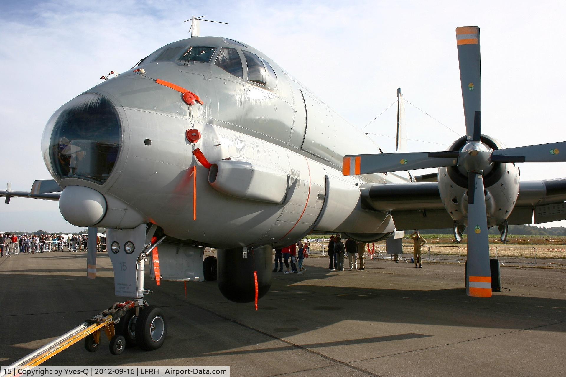15, Bréguet ATL-2 Atlantique 2 C/N 15, French Naval Aviation Breguet ATL.2 Atlantique NG, Lann Bihoué Air Base (LFRH-LRT)