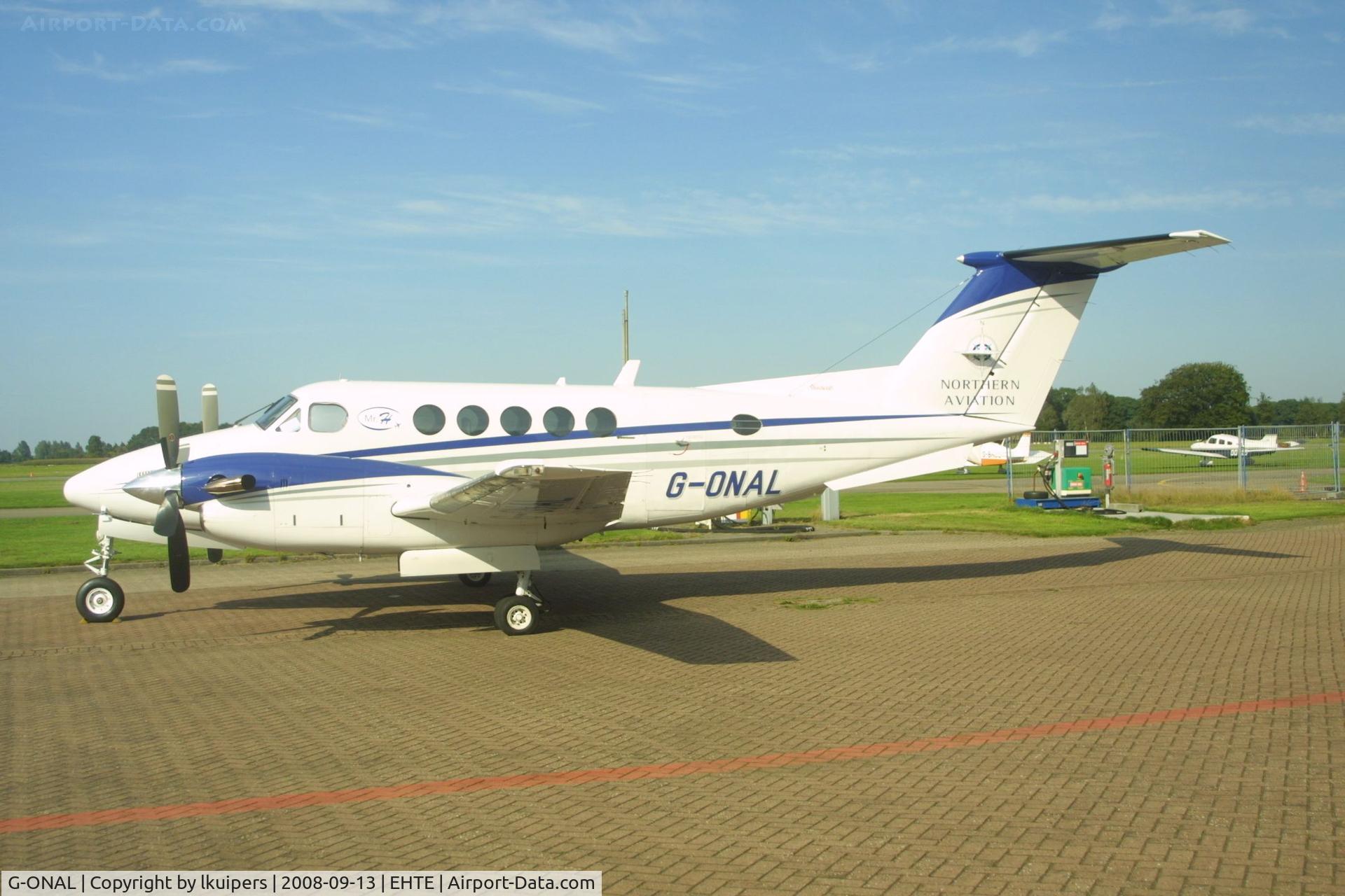 G-ONAL, 1974 Beech 200 Super King Air C/N BB-30, At Teuge Airport