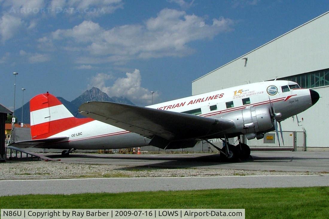 N86U, 1944 Douglas C-47A Skytrain (DC-3) C/N 13073, Douglas DC-3C-47A-20-DK [13073] (Austrian Dakota Club) Saltzburg~OE 16/07/2009