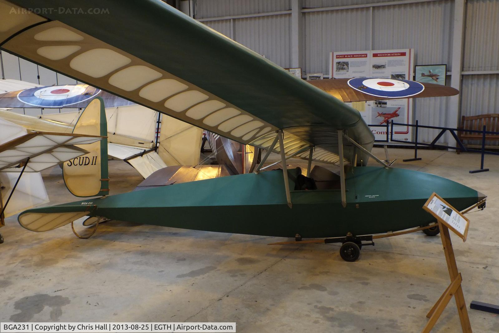 BGA231, Abbott-Baynes Scud II C/N 215B, The Shuttleworth Collection, Old Warden