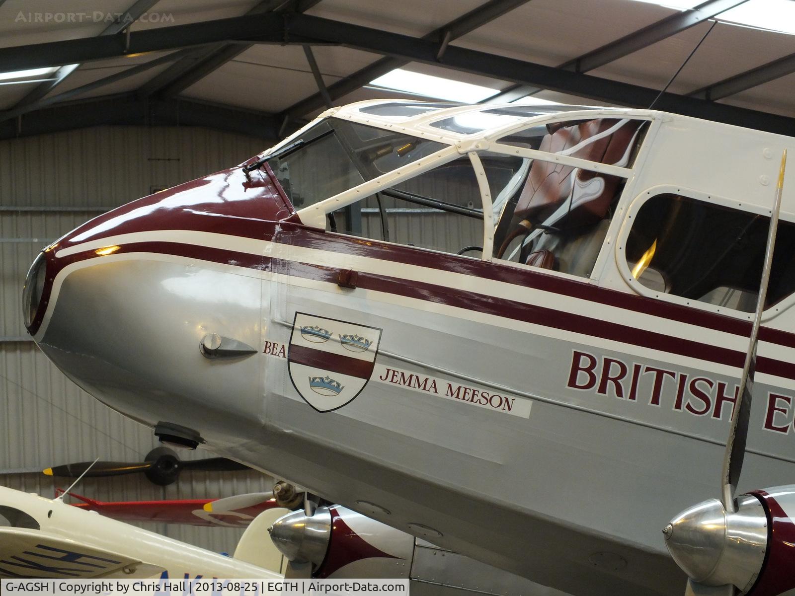 G-AGSH, 1945 De Havilland DH-89A Dominie/Dragon Rapide C/N 6884, The Shuttleworth Collection, Old Warden