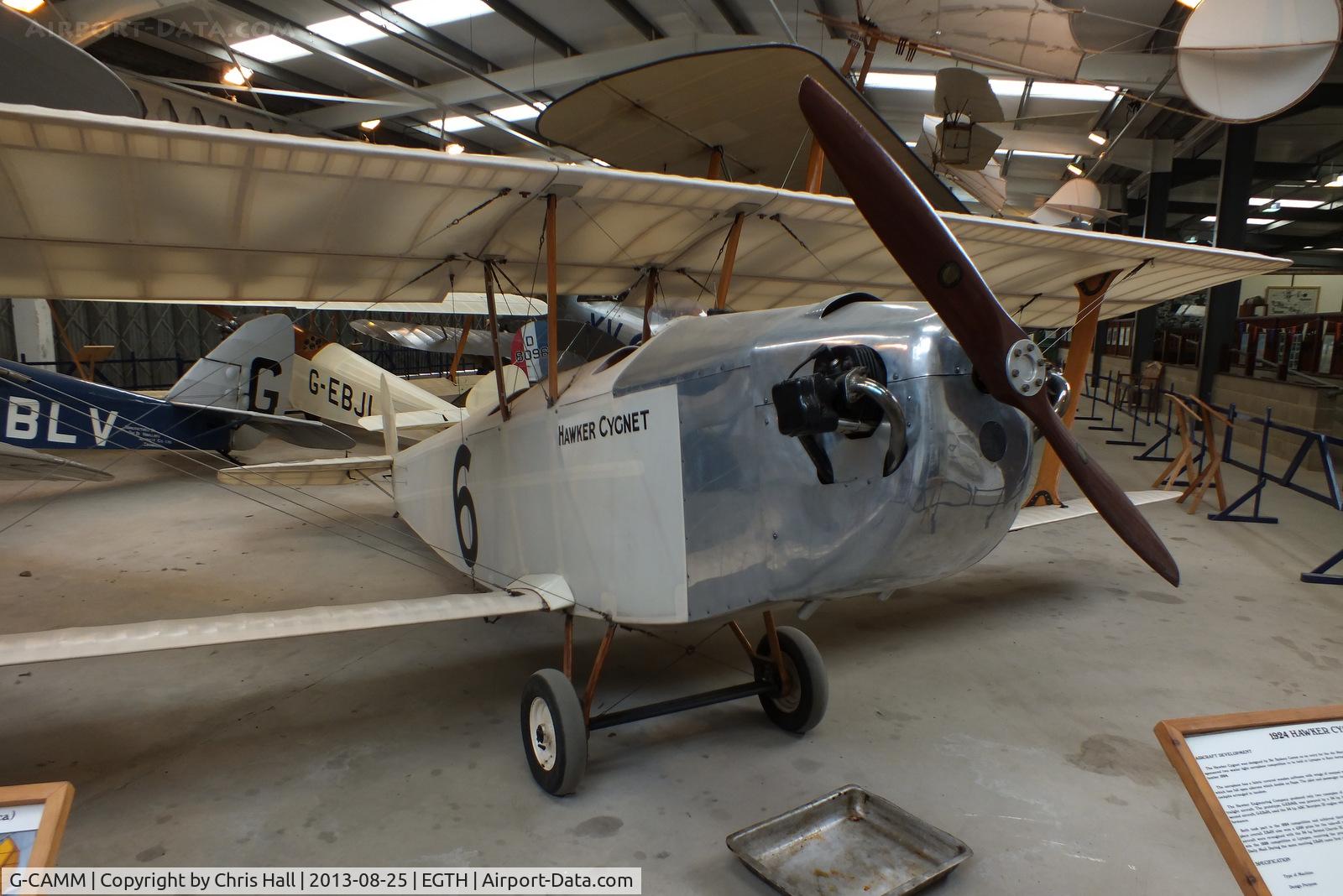 G-CAMM, 1992 Hawker Cygnet Replica C/N PFA 077-10245, The Shuttleworth Collection, Old Warden