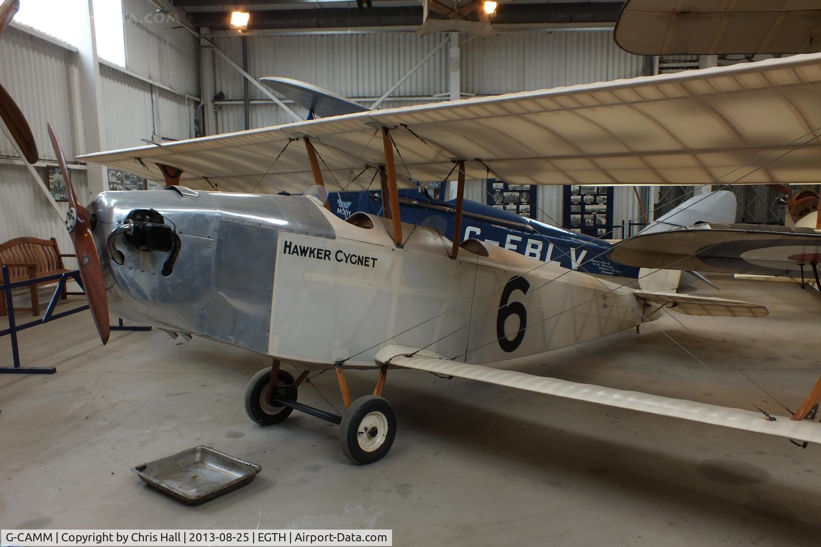 G-CAMM, 1992 Hawker Cygnet Replica C/N PFA 077-10245, The Shuttleworth Collection, Old Warden