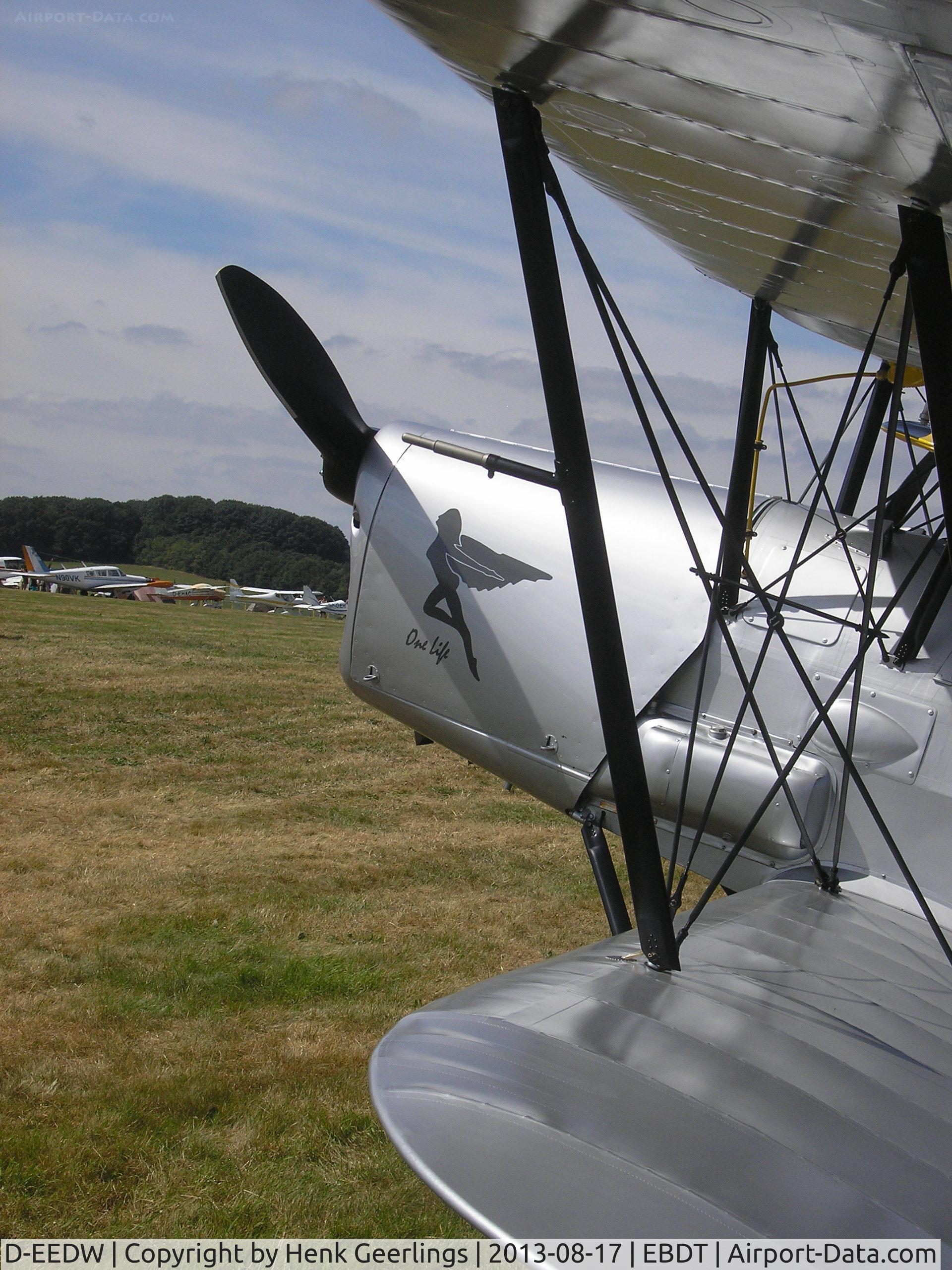 D-EEDW, Stampe-Vertongen SV-4C C/N 245, Schaffen , Oldtimer Fly In , Aug 2013 , Belgium