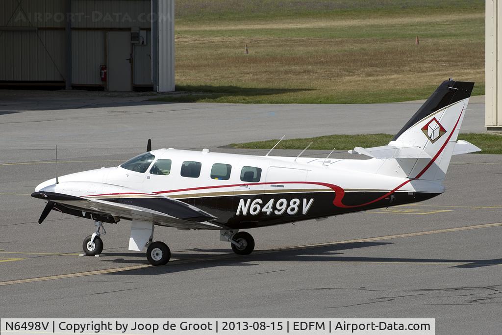N6498V, 1984 Cessna T303 Crusader C/N T30300313, noted at Mannheim City Airport