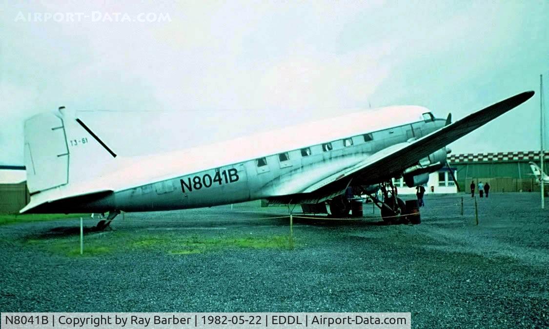 N8041B, 1943 Douglas C-47 Dakota 3 C/N 10100, Douglas DC-3C-47A-50-DL [10100] (Air Classic Collection) Dusseldorf~D 22/05/1982