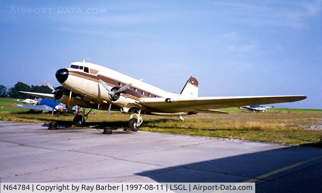 N64784, 1944 Douglas DC3C-S1C3G (C-47A) C/N 14037, Douglas DC-3C-47A-30-DK Skytrain [14037/25482] (Dream Air) Lausanne~HB 11/08/1997