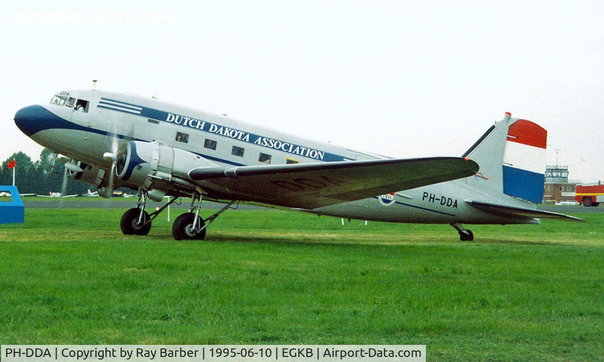 PH-DDA, 1943 Douglas C-47A-70-DL Skytrain C/N 19109, Douglas DC-3C-47A-70-DL Skytrain [19109] (Dutch Dakota Association) Biggin Hill~G 10/06/1995