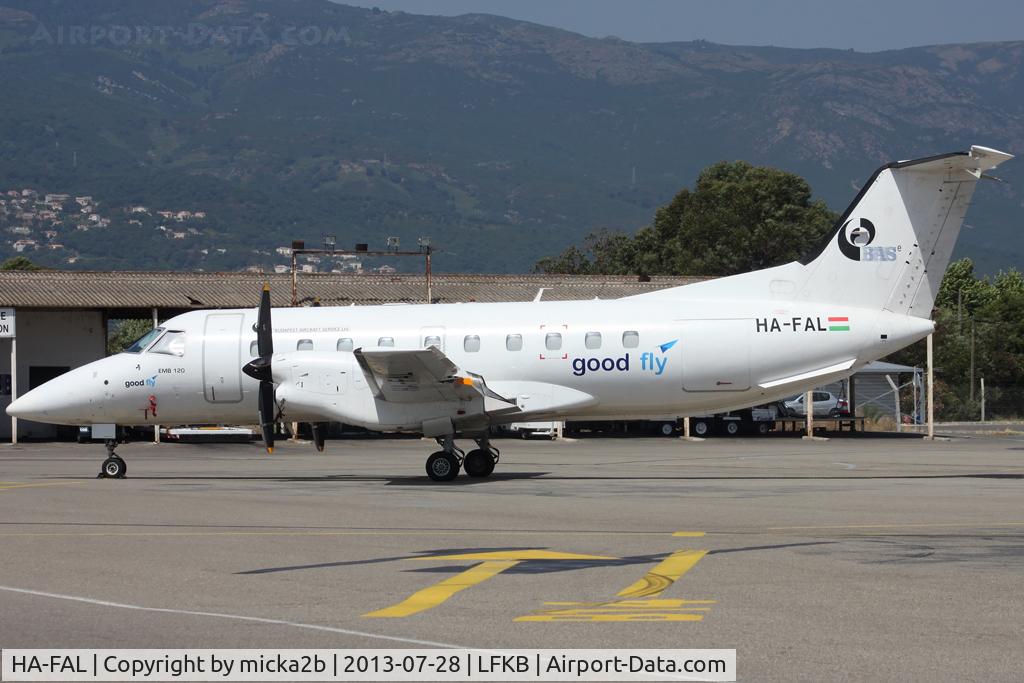HA-FAL, 1990 Embraer EMB-120 Brasilia C/N 120176, Parked