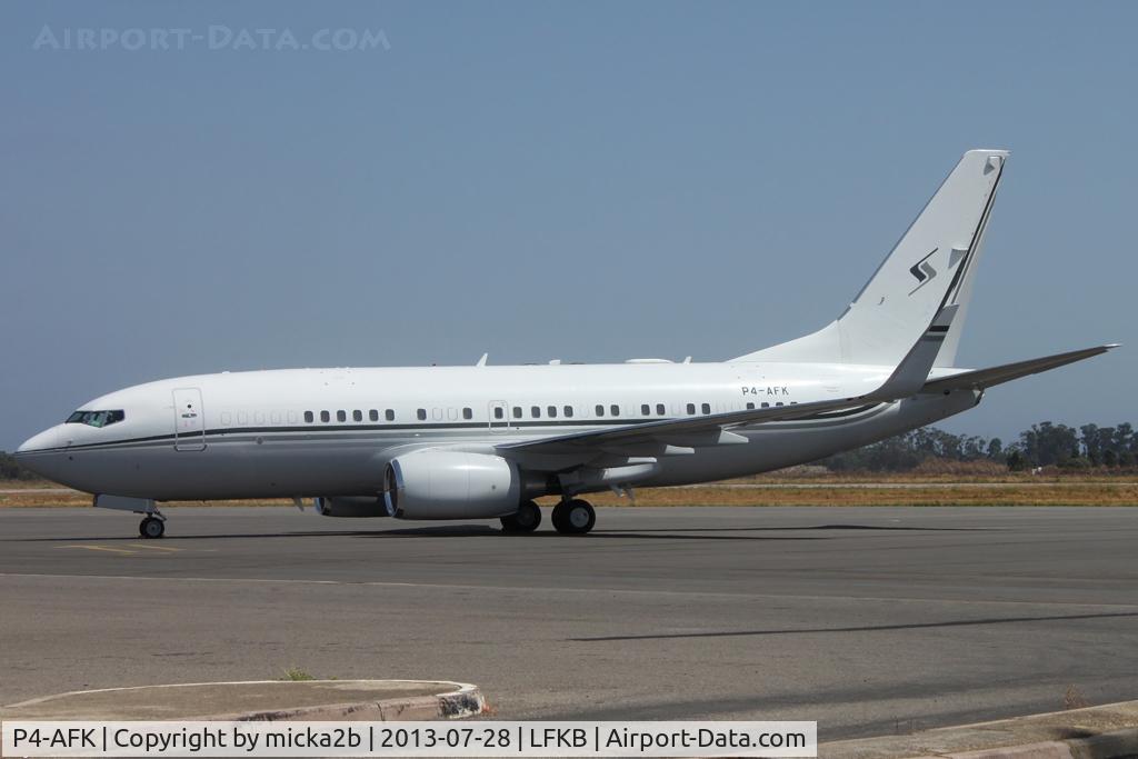 P4-AFK, 2007 Boeing 737-7FY C/N 36493, Parked