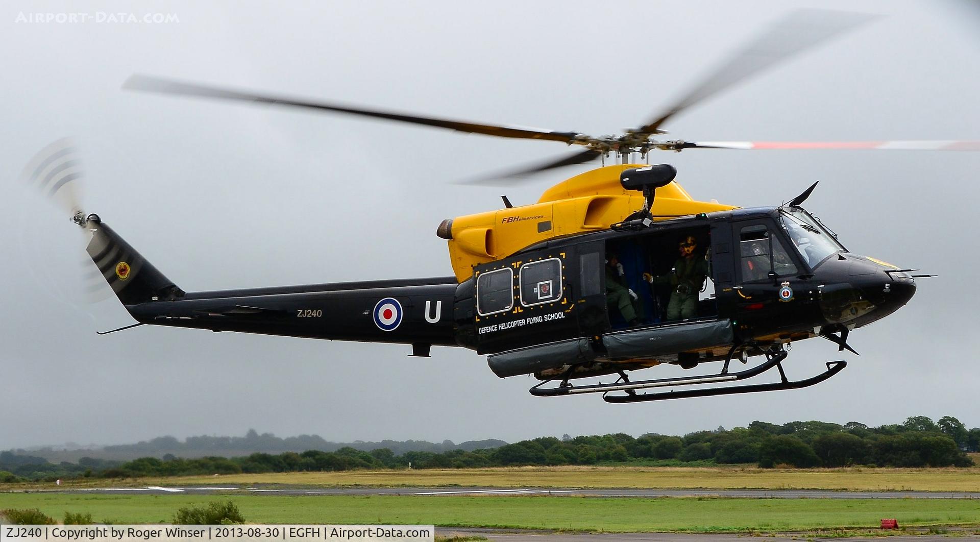 ZJ240, 1997 Bell 412EP Griffin HT1 C/N 36163, Visiting SARTU Griffin helicopter coded U.