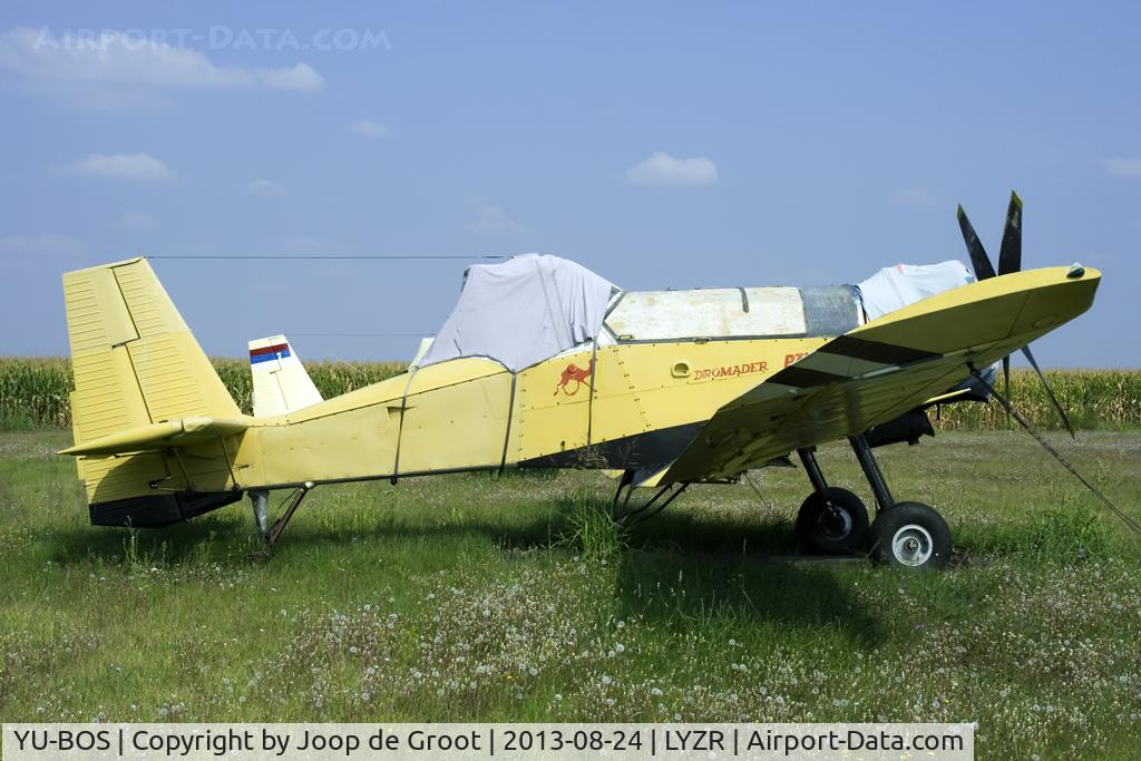 YU-BOS, PZL-Mielec M-18A Dromader C/N 1Z016-12, devoted of any markings this airframe is awaiting its future.