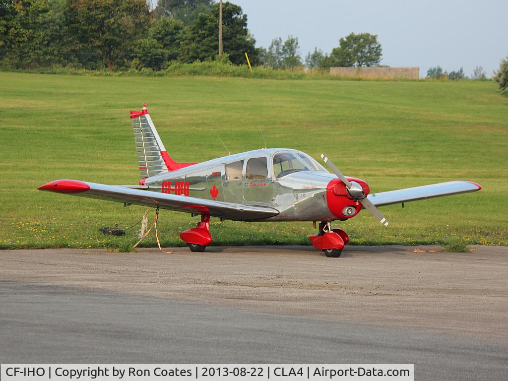CF-IHO, 1972 Piper PA-28-140 C/N 287225579, This 1972 Piper PA-28-140 sits quietly in the early morning sun at the Holland Landing Airpark (CLA4) north of Toronto