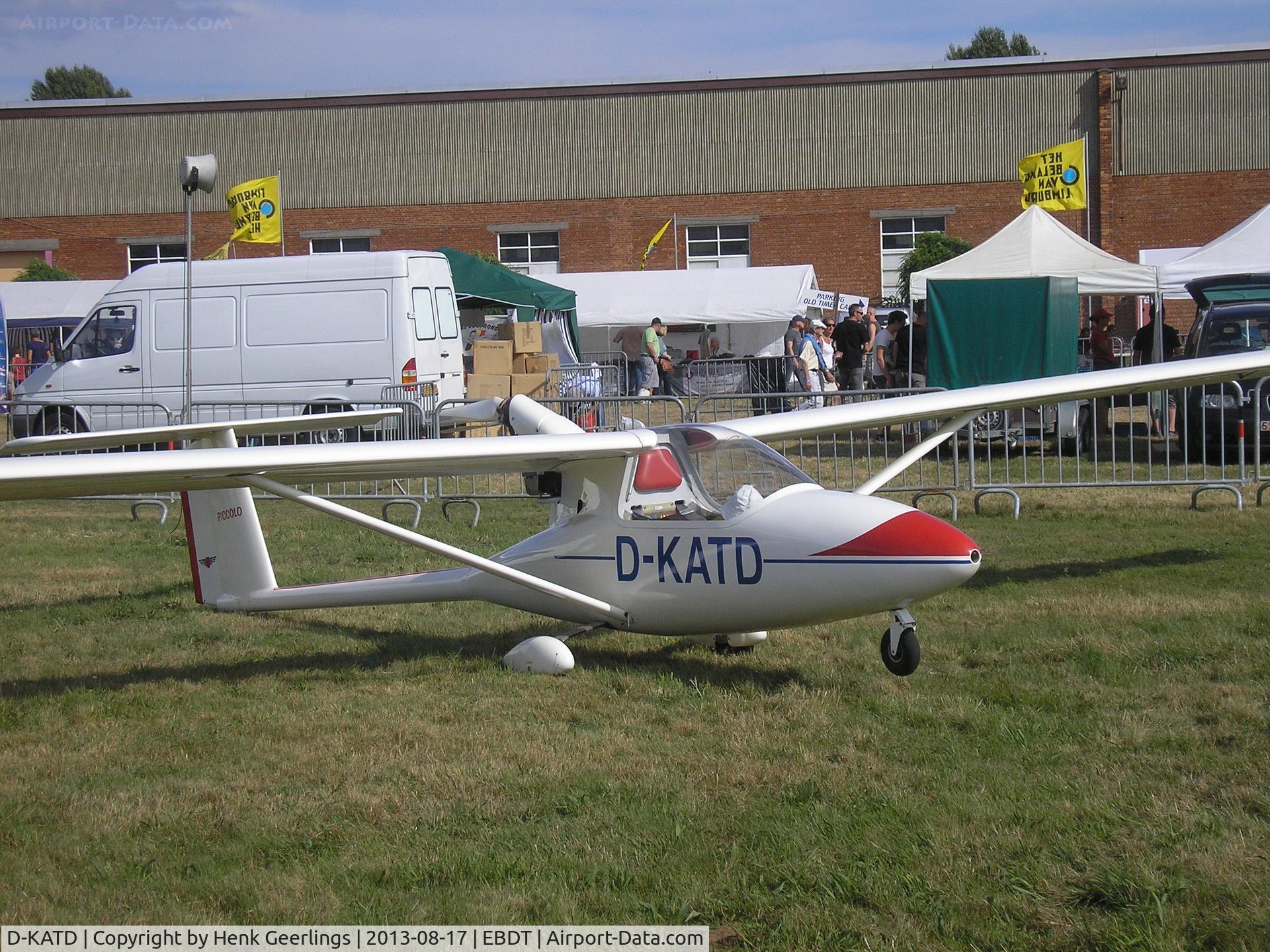 D-KATD, Technoflug Piccolo C/N 009, Schaffen - Diest Oldtimer Fly In , Belgium , Aug 2013